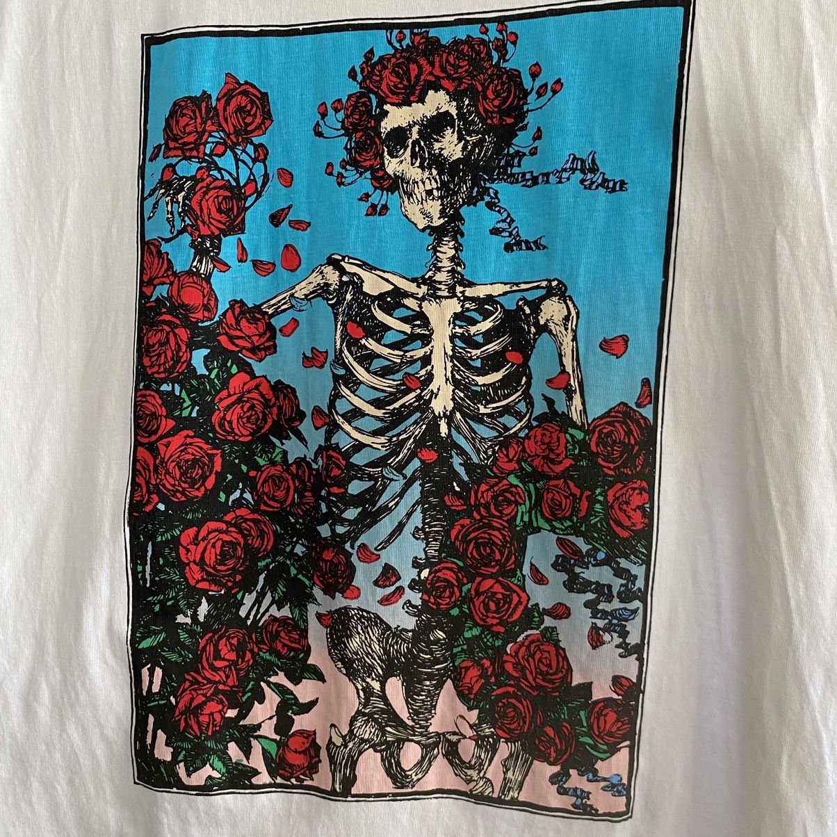 Grateful Dead Grateful Dead Skull And Roses Rock Band ERD GRUNGE VINTAGE T Size US L / EU 52-54 / 3 - 3 Thumbnail