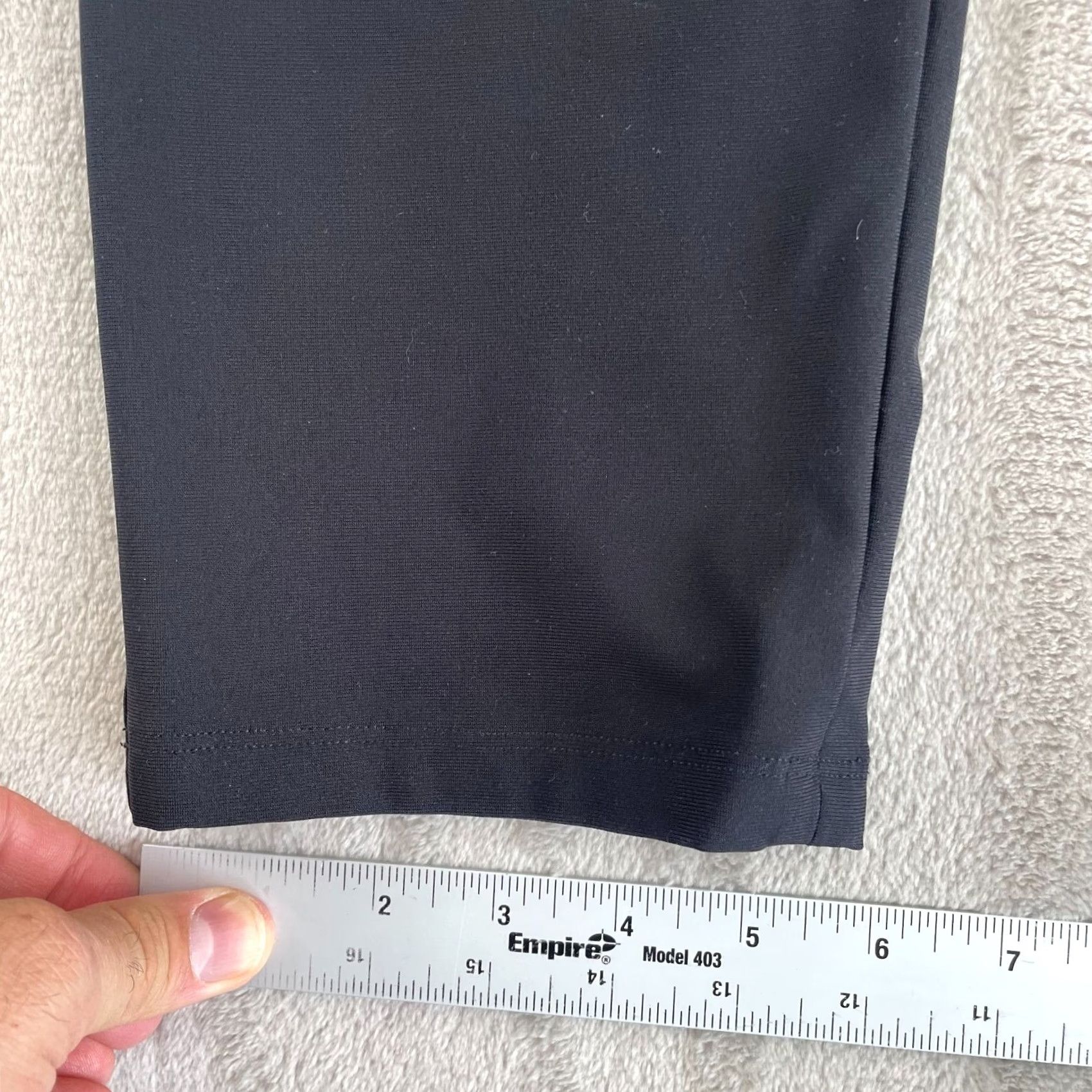 Lululemon Lululemon ABC Pants Men 31x30 Black Warpstreme Slim Fit Wicking Tapered Stretch Pants Size US 32 / EU 48 - 8 Thumbnail