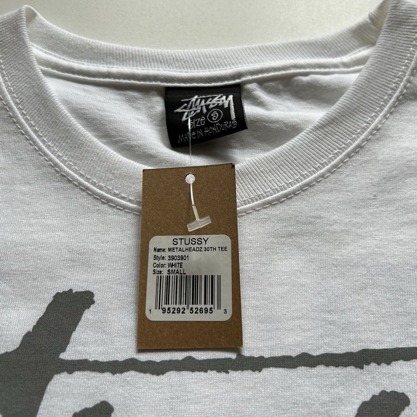 Stussy Metal Headz 30th Anniversary 3M Graphic T Shirt Small