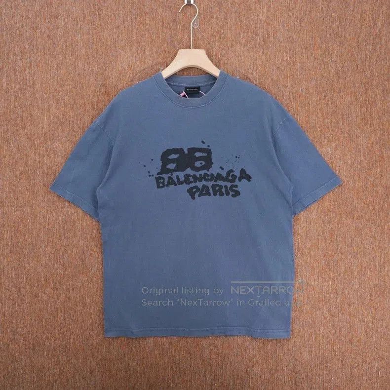 Balenciaga Balenciaga BB Graffiti Ink Short Sleeve. Size US S / EU 44-46 / 1 - 1 Thumbnail