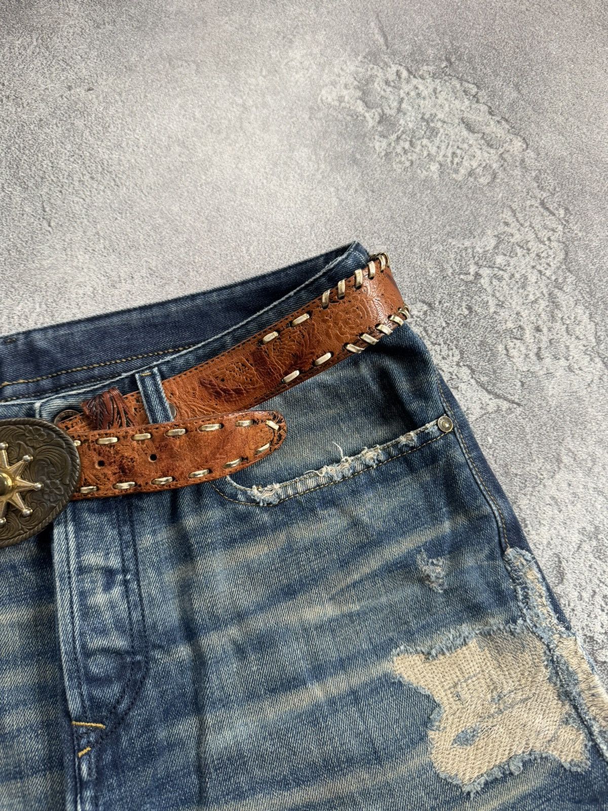 Cowboy Equipment 90s Belt vintage retro cowboy if six was nine L.G.B. Western Size ONE SIZE - 3 Thumbnail