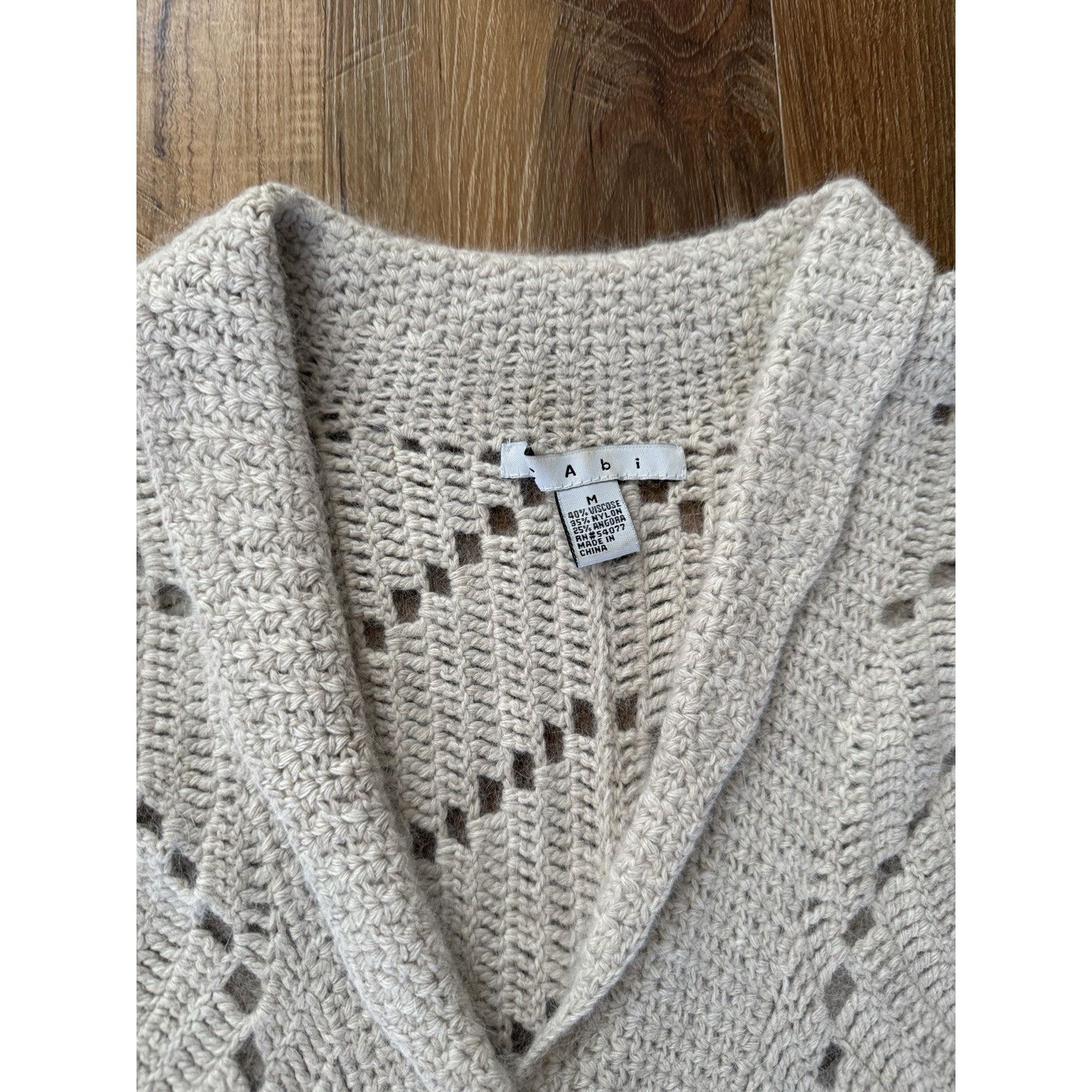 Other CAbi Sweater Vest Angora Blend Knit Ecru Women’s Sz Medium Size M / US 6-8 / IT 42-44 - 8 Thumbnail