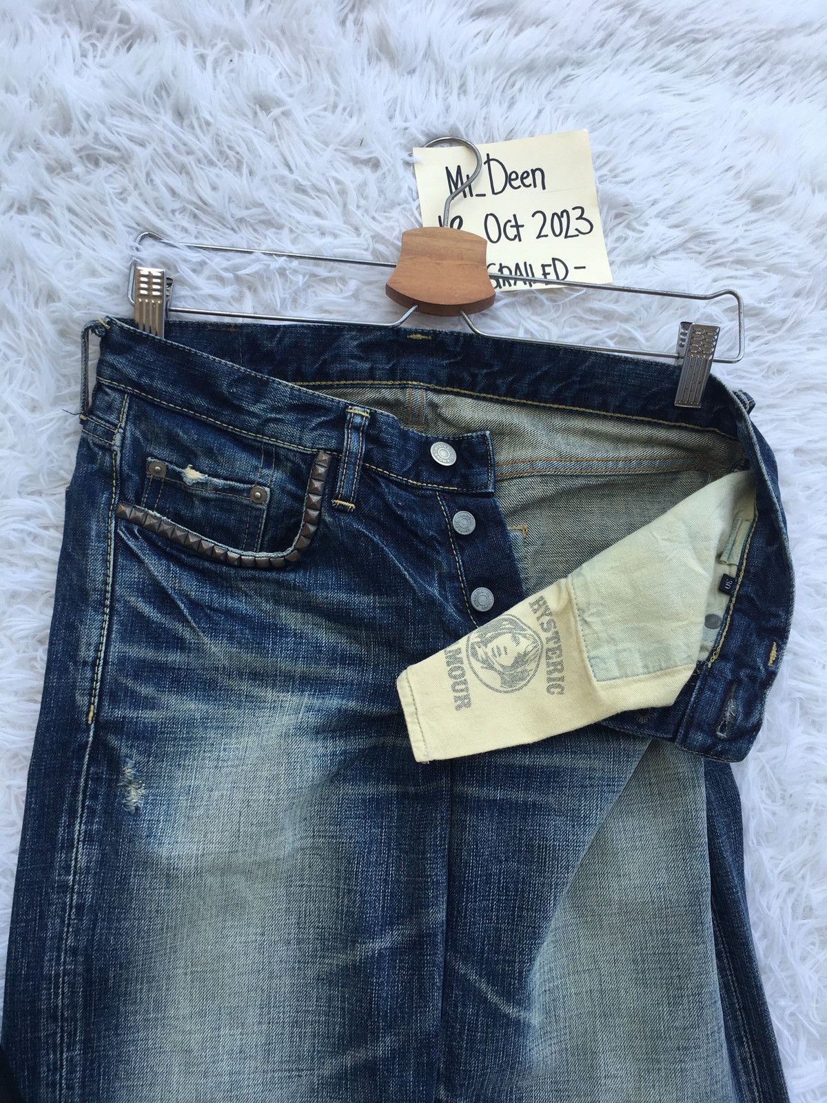 Hysteric Glamour Rare Vintage Hysteric Glamour Washed Jean/Denim Size US 30 / EU 46 - 1 Thumbnail