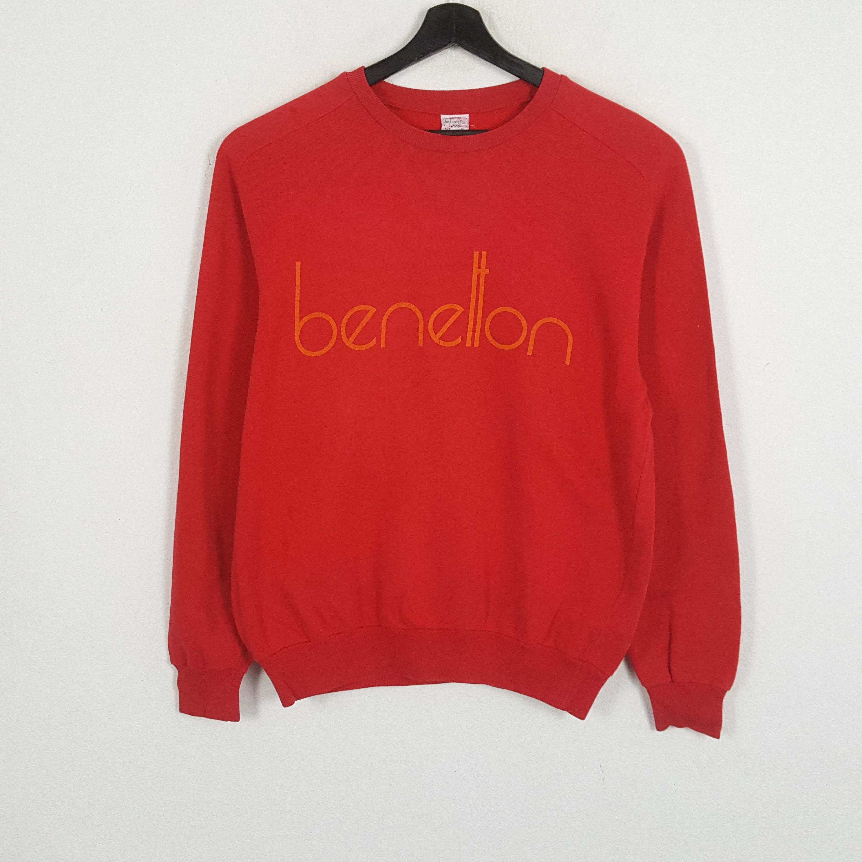Benetton × United Colors Of Benetton BENETTON Center Spellout Design Sweatshirt Size US XXL / EU 58 / 5 - 1 Thumbnail