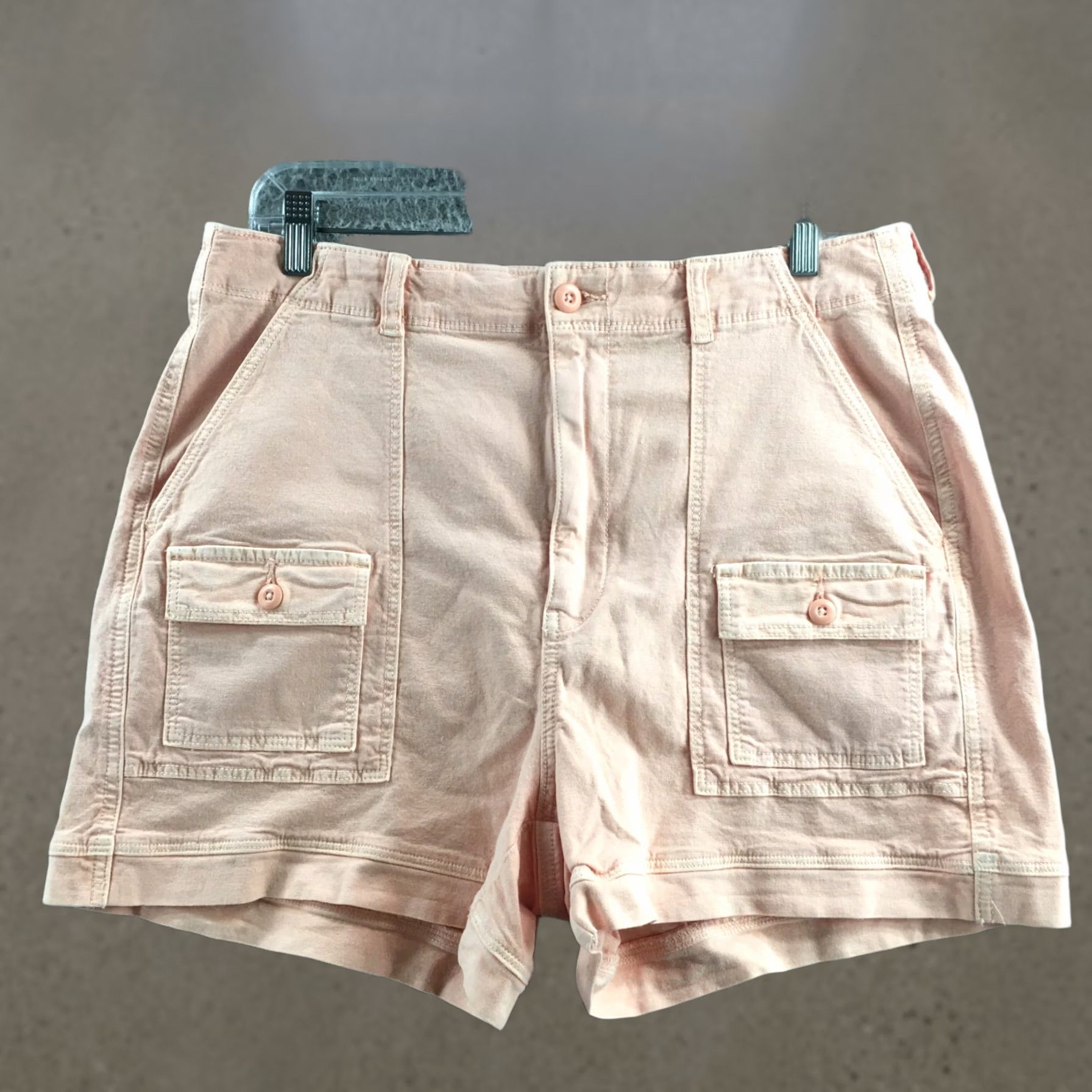 American Eagle Outfitters American Eagle Utility Shorts Womens 14 Pink Hi-Rise Zip Fly NEW Size 36" / US 14 / IT 50 - 1 Thumbnail