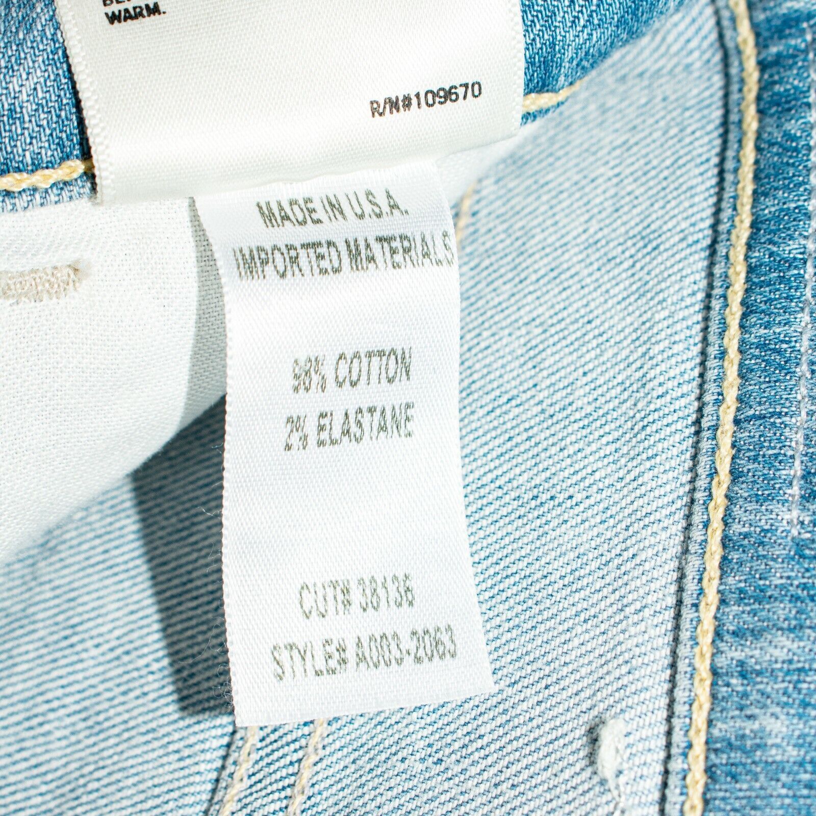 Agolde AGOLDE Sophie Skinny Denim Jeans light wash Rip distressed Size 24" / US 00 / IT 34 - 7 Thumbnail