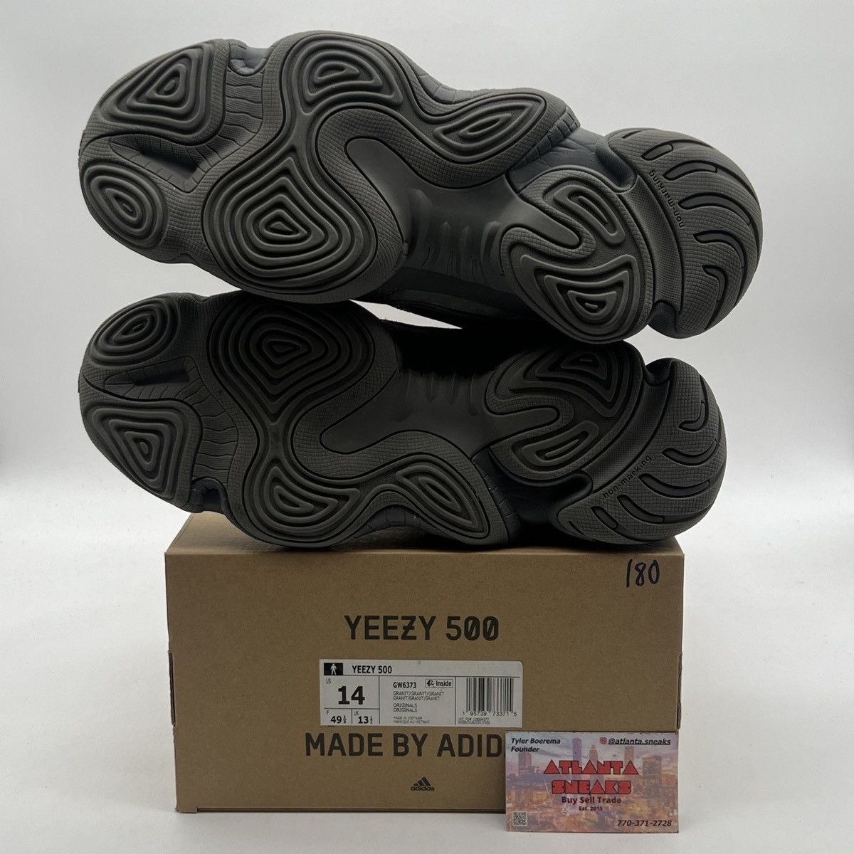Adidas Yeezy 500 granite Size US 14 / EU 47 - 8 Thumbnail