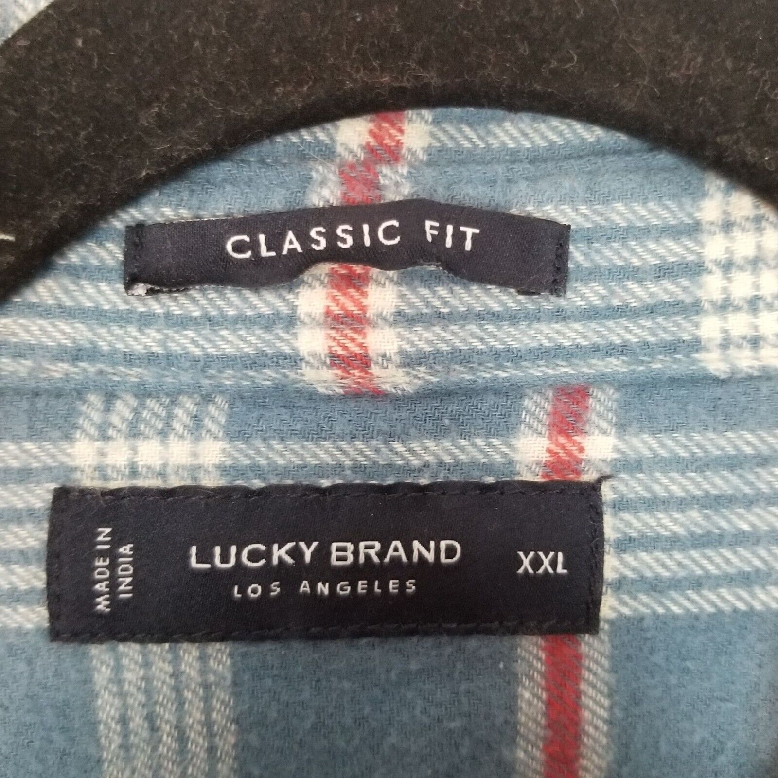 Lucky Brand Lucky Brand Mens Flannel Shirt Classic Fit XXL Plaid Grunge Size US XXL / EU 58 / 5 - 6 Thumbnail