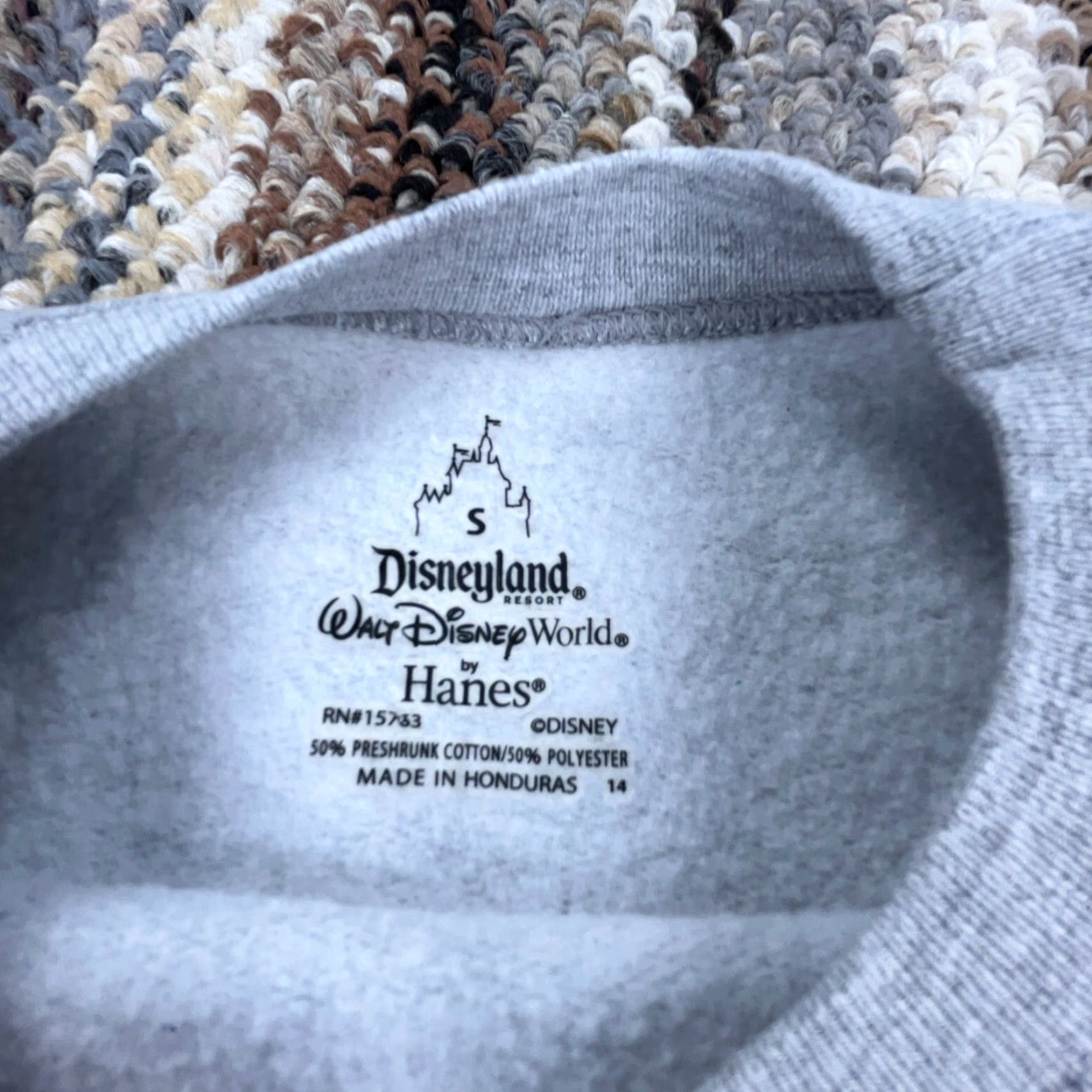 Disney Disney Sweatshirt Men Small Crew Neck Graphic Mickey Mouse World Retro Logo Cotton Fleece Gray S Mens Sweatshirt Size US S / EU 44-46 / 1 - 2 Thumbnail