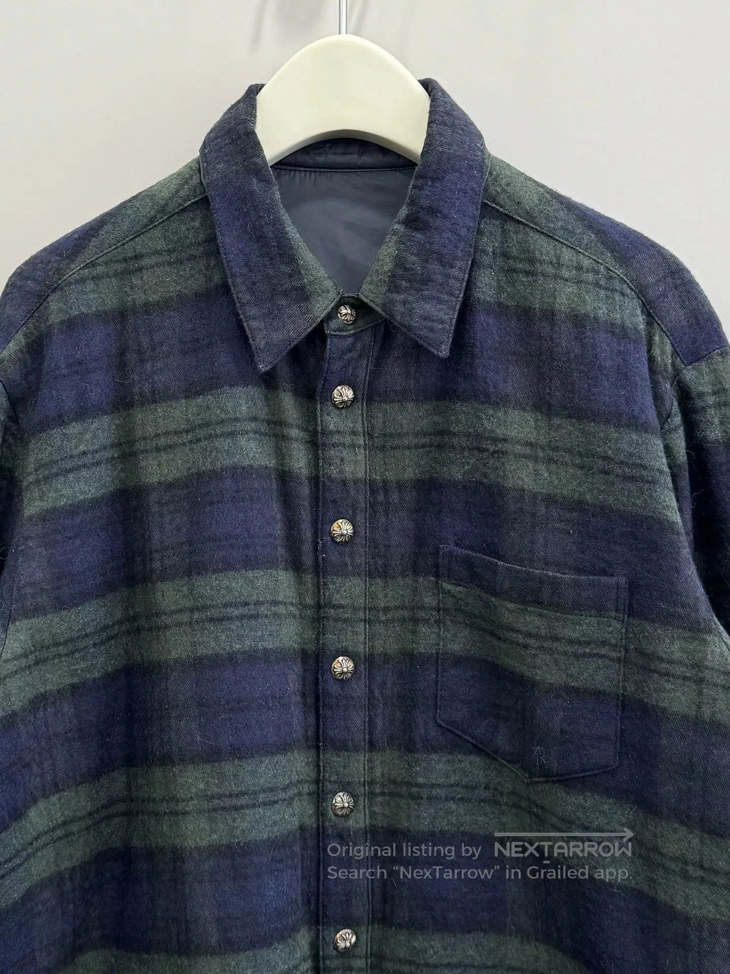 Chrome Hearts Chrome Hearts Dual-Sided Plaid Shirt. Size US L / EU 52-54 / 3 - 3 Thumbnail