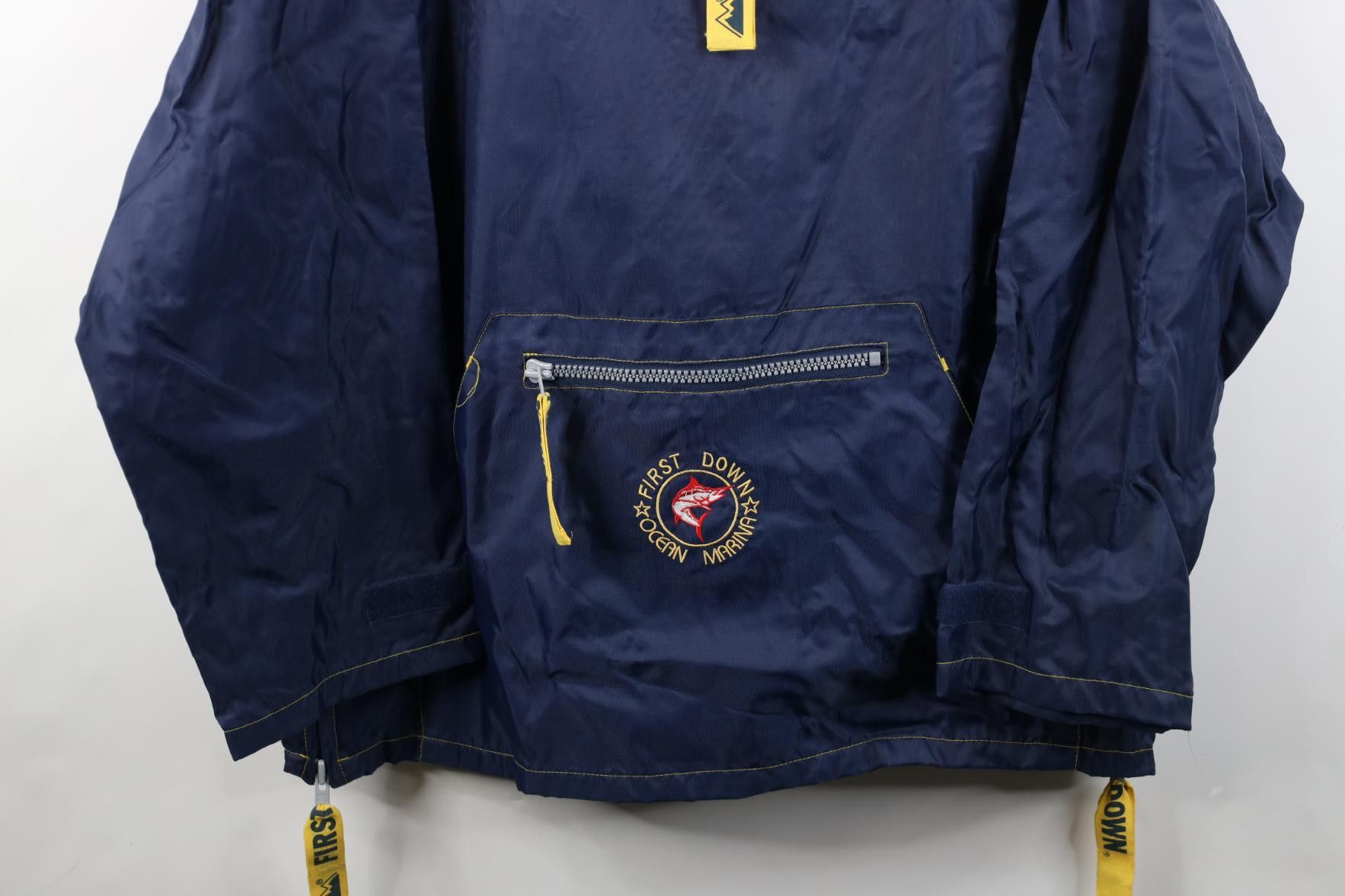 Vintage Deadstock Vintage 90s Streetwear Hooded Anorak Jacket Size US L / EU 52-54 / 3 - 3 Thumbnail