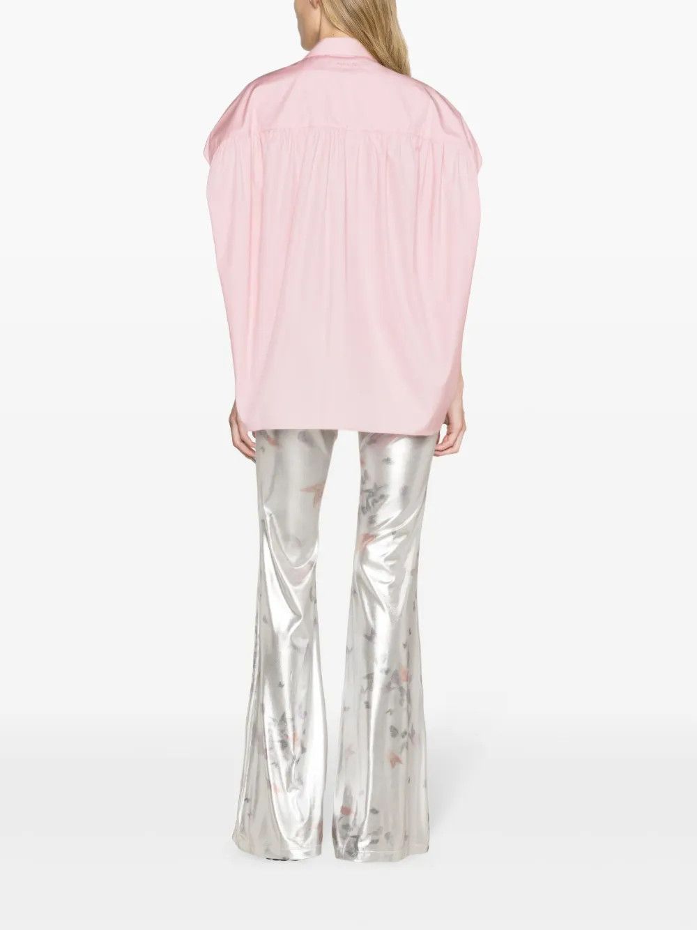 Marni o1y1125 Solid Color Shirt in Pink Size L / US 10 / IT 46 - 3 Thumbnail