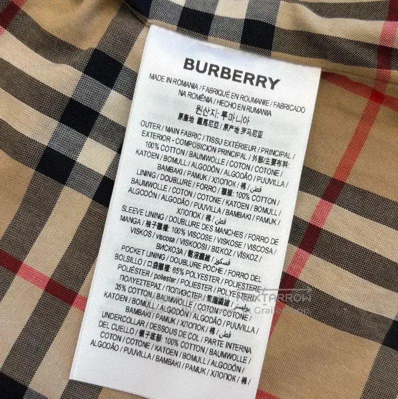 Burberry Burberry Black Cotton Long Coat for Women. Size S / US 4 / IT 40 - 6 Thumbnail