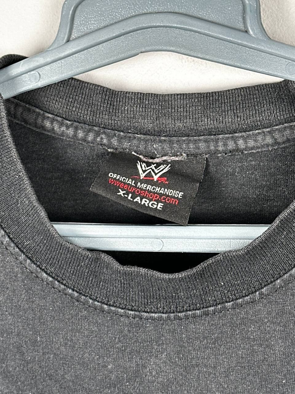 Vintage 2004 WWE Batista Vintage Black Faded Rare T Shirt Size US XL / EU 56 / 4 - 6 Thumbnail