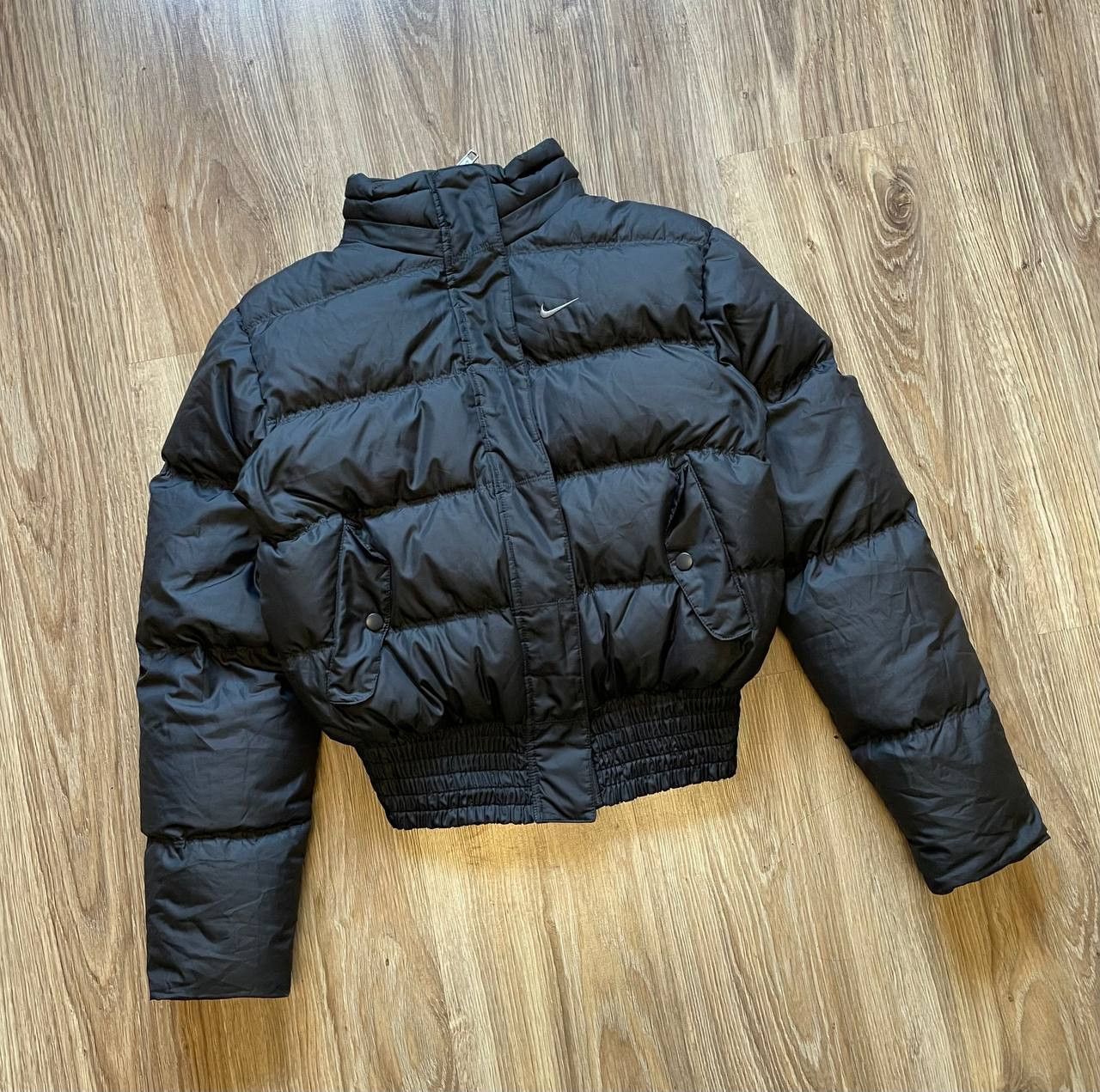 Nike Vintage Down Puffer Jacket Nike Swoosh Y2K Drill Size S / US 4 / IT 40 - 1 Thumbnail