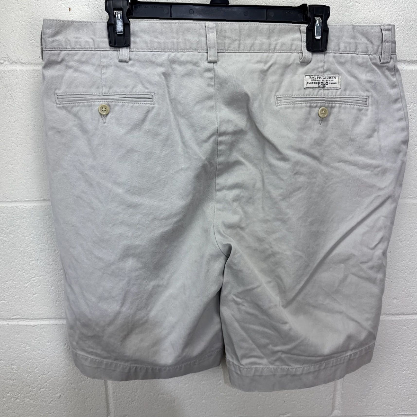 Polo Ralph Lauren VINTAGE Polo Ralph Lauren Shorts Mens 38 Chino Cotton Beige Casual Summer Spring Fall Men Size US M / EU 48-50 / 2 - 7 Thumbnail