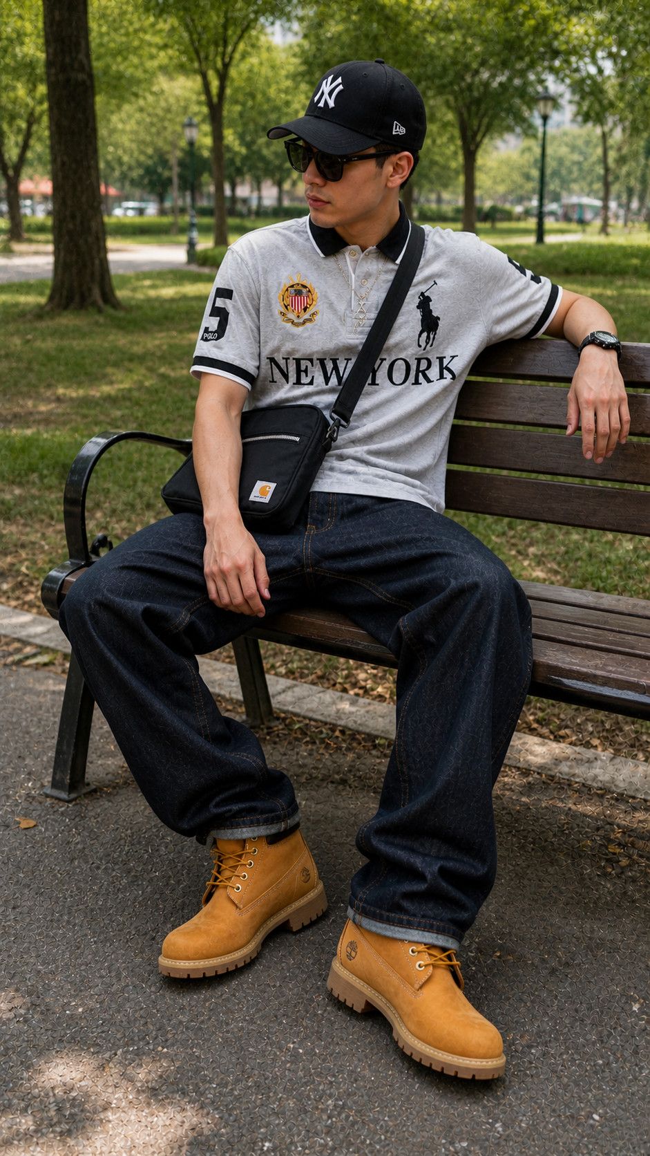 Polo Ralph Lauren T-Shirt Polo Ralph Lauren New York Chief Keef Grey Size US M / EU 48-50 / 2 - 2 Thumbnail