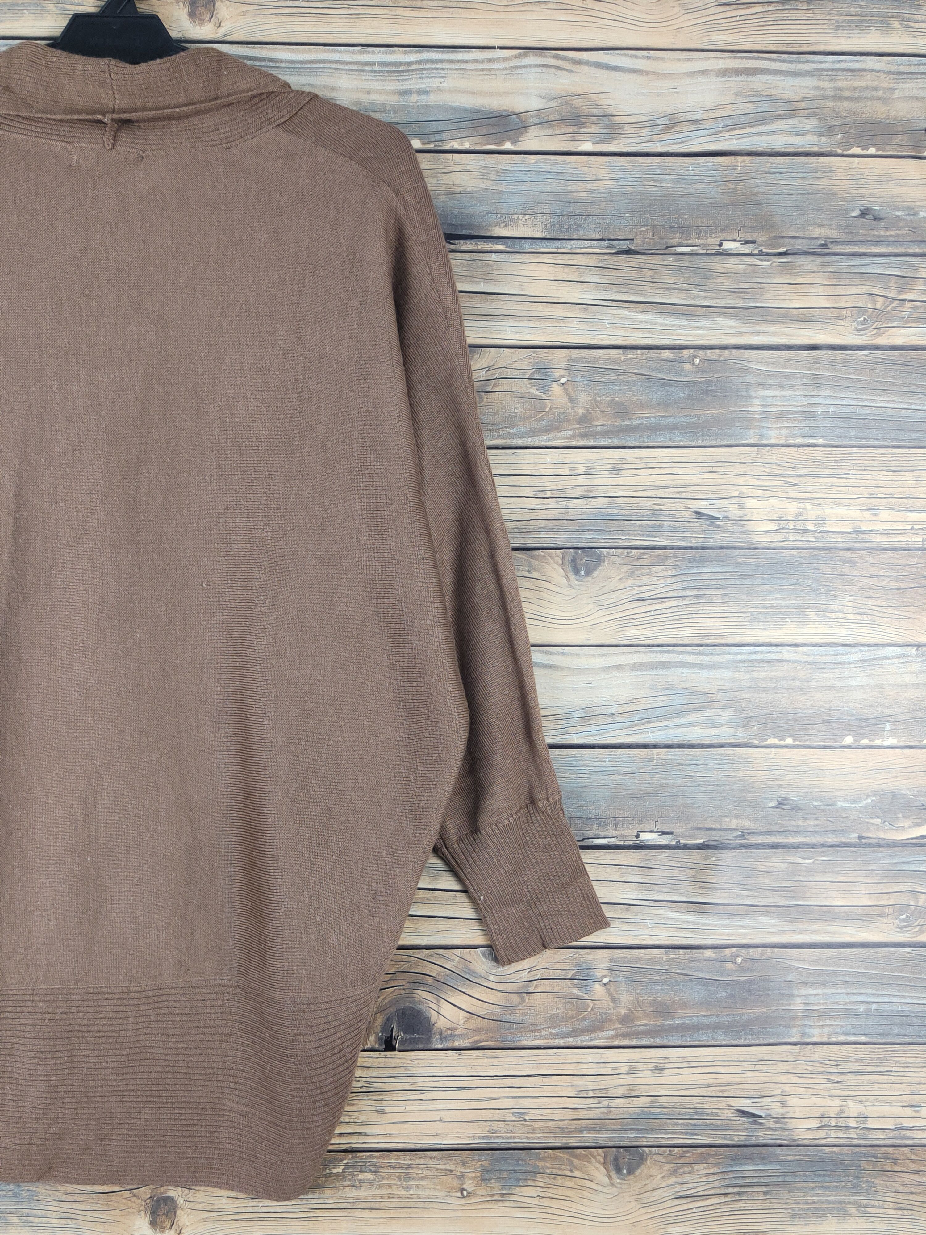 Homespun Knitwear × Japanese Brand Kate Ecru Brown Knitwear Cardigan #W1506 Size L / US 10 / IT 46 - 10 Thumbnail