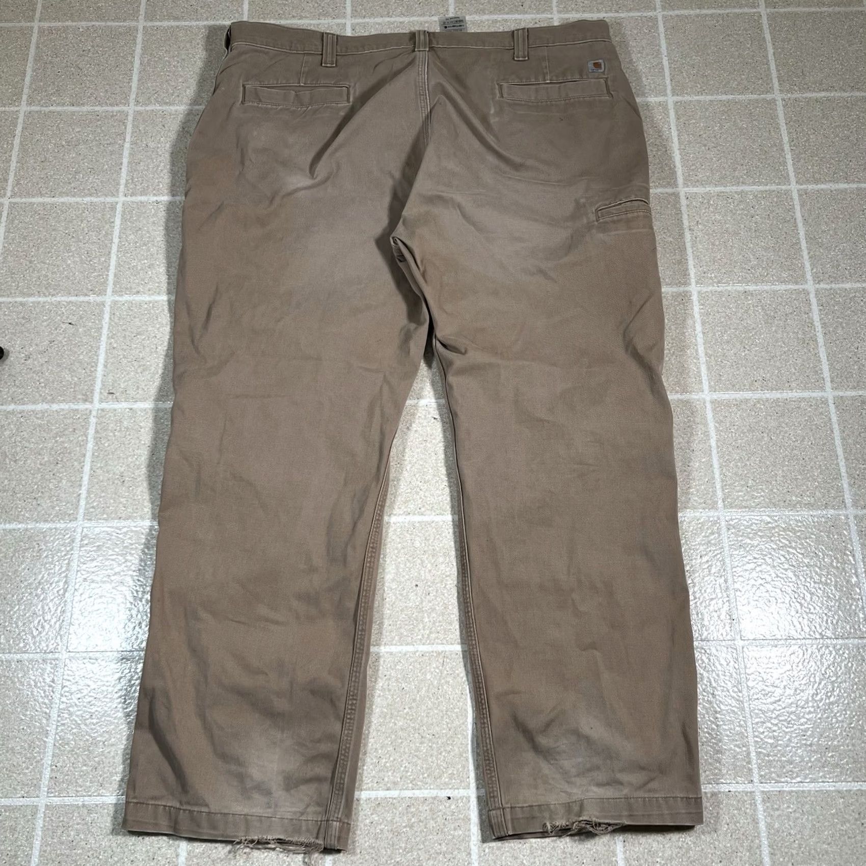 Carhartt Carhartt Relaxed Fit Khaki Work Pants 100095-253 Mens 44x30 Beige Twill Pant Size US 44 / EU 60 - 2 Thumbnail