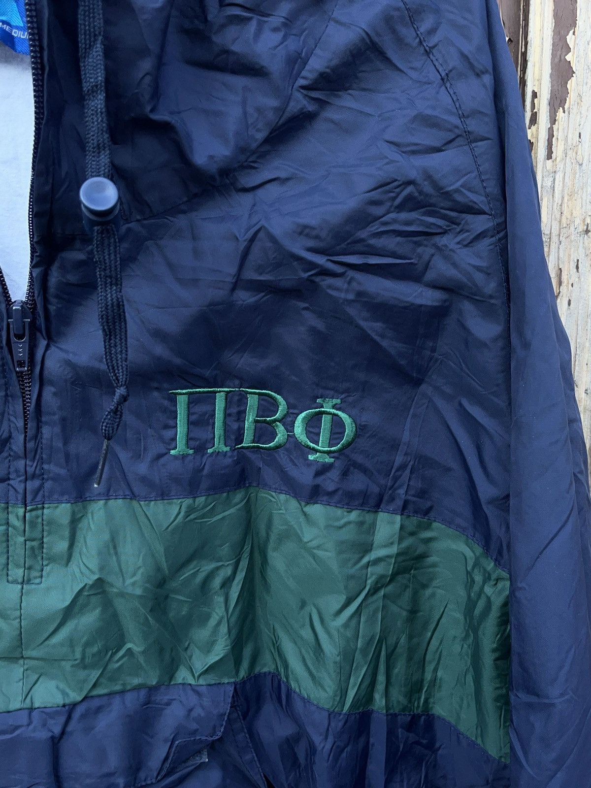 Vintage Vintage Pi Beta Phi Fraternity Monmouth College Windbreaker Size US M / EU 48-50 / 2 - 7 Thumbnail
