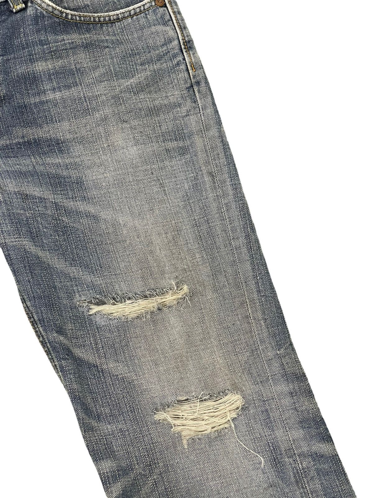 Hysteric Glamour × Japanese Brand Flare Jeans Lee Japan Faded Distress Boot Cut 8🟦2 Size US 35 - 8 Thumbnail