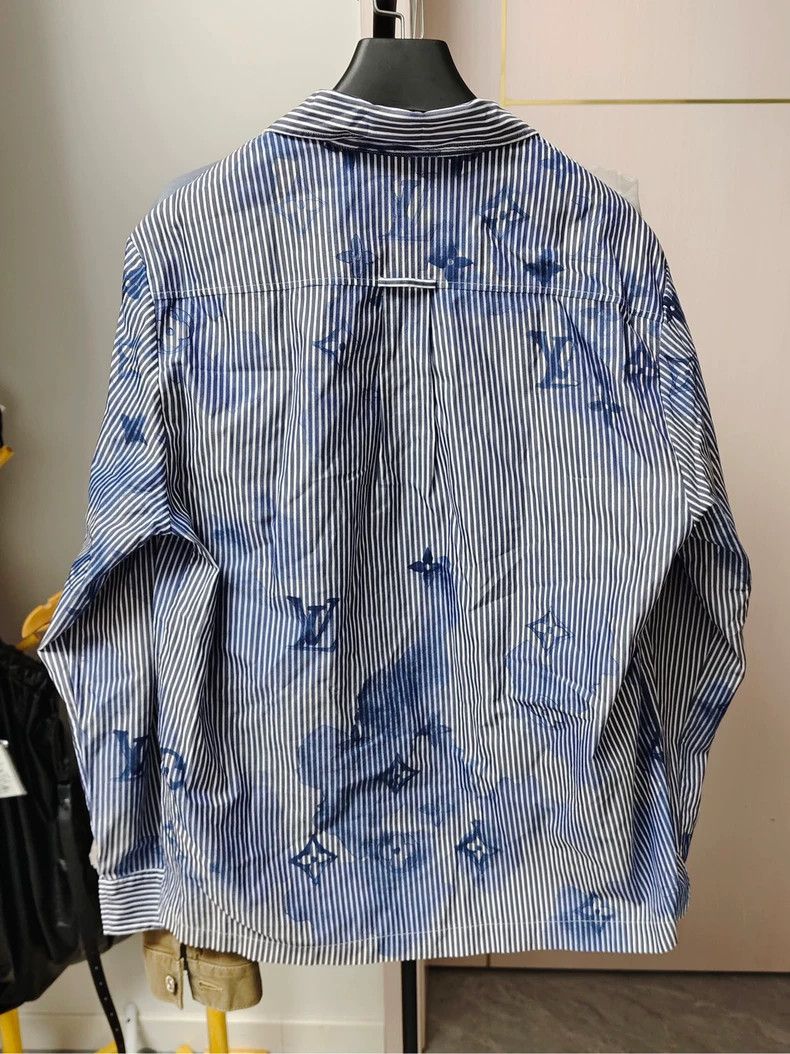 Louis Vuitton Louis Vuitton Ink striped denim shirt 2503-Nextarrow Size US S / EU 44-46 / 1 - 2 Thumbnail