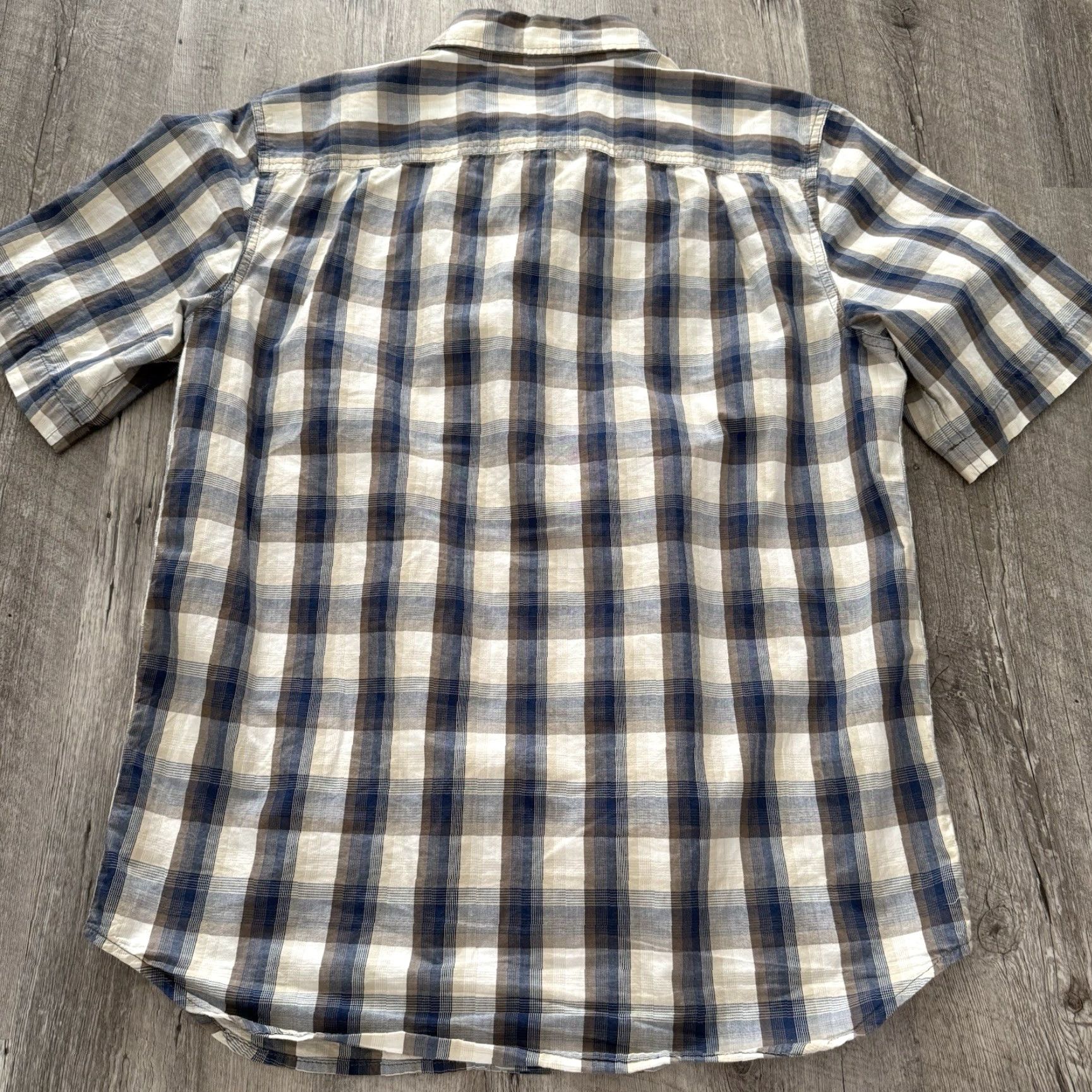 Carhartt Carhartt Shirt Mens Size Medium Blue Plaid Short Sleeve Button Down Relaxed Fit Size US M / EU 48-50 / 2 - 4 Thumbnail