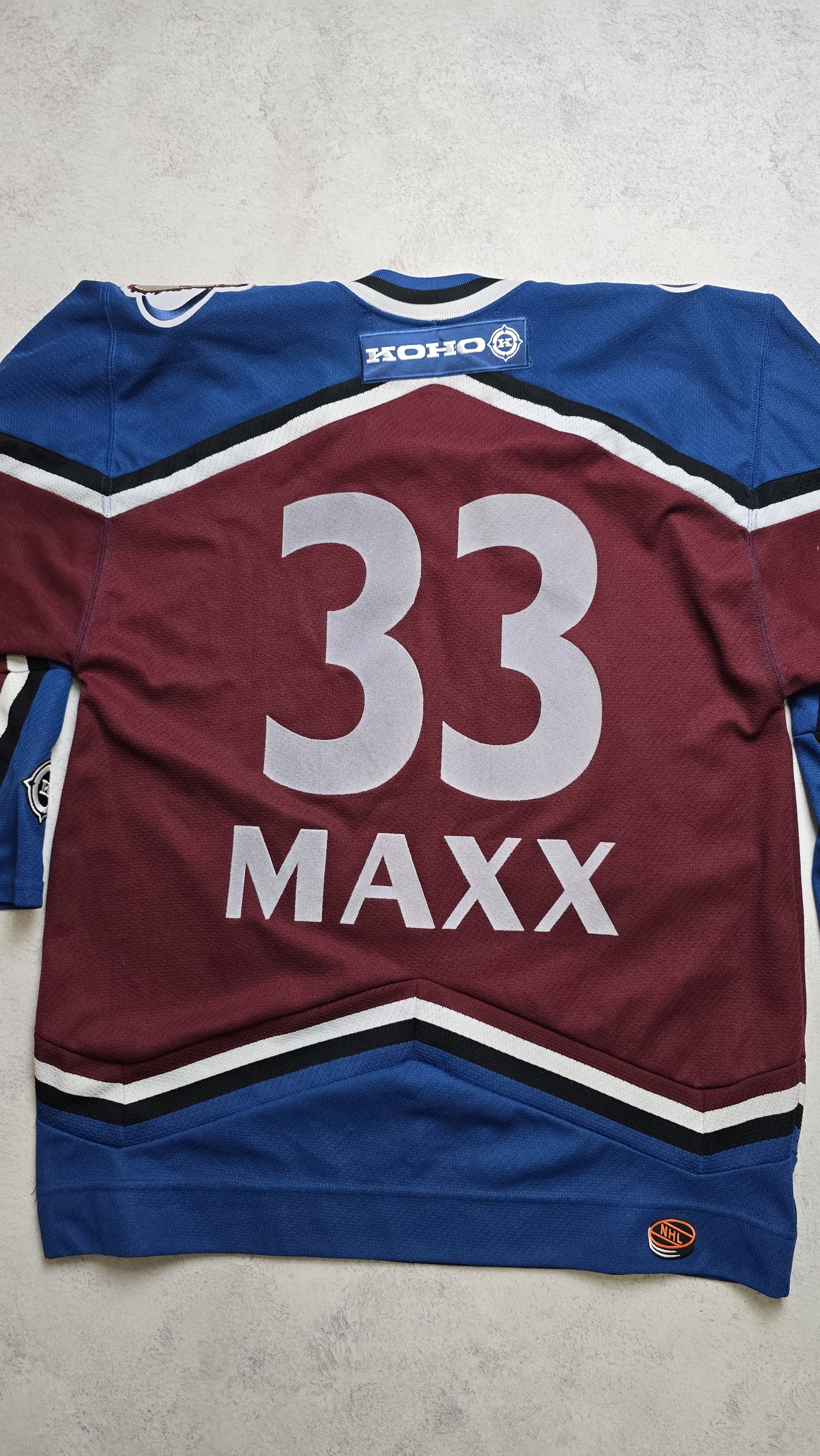 Koho Colorado Avalanche NHL Hockey Jersey Custom Name MAXX #33 Size US M / EU 48-50 / 2 - 6 Thumbnail