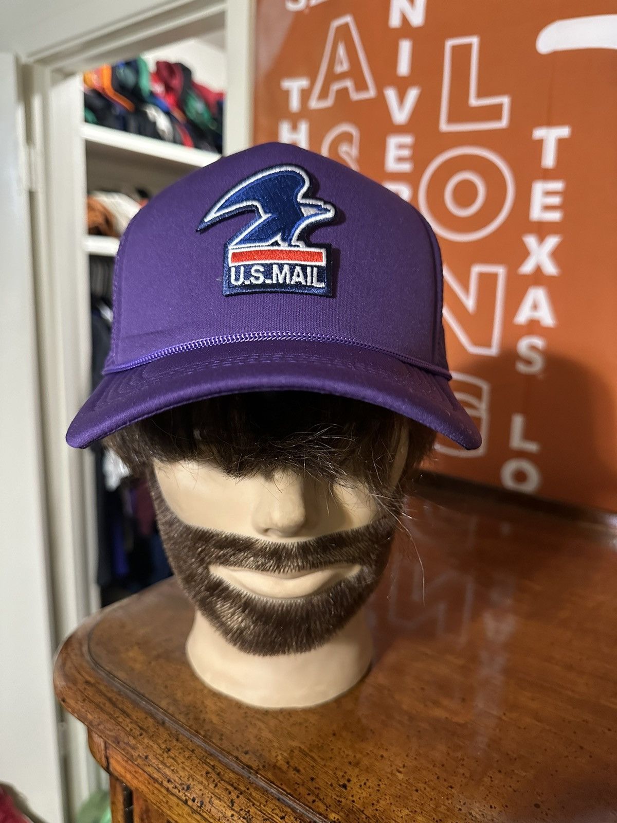 Anti Social Social Club × Vintage Vintage USPS mailman “tripe purple” 00s Size ONE SIZE - 1 Thumbnail