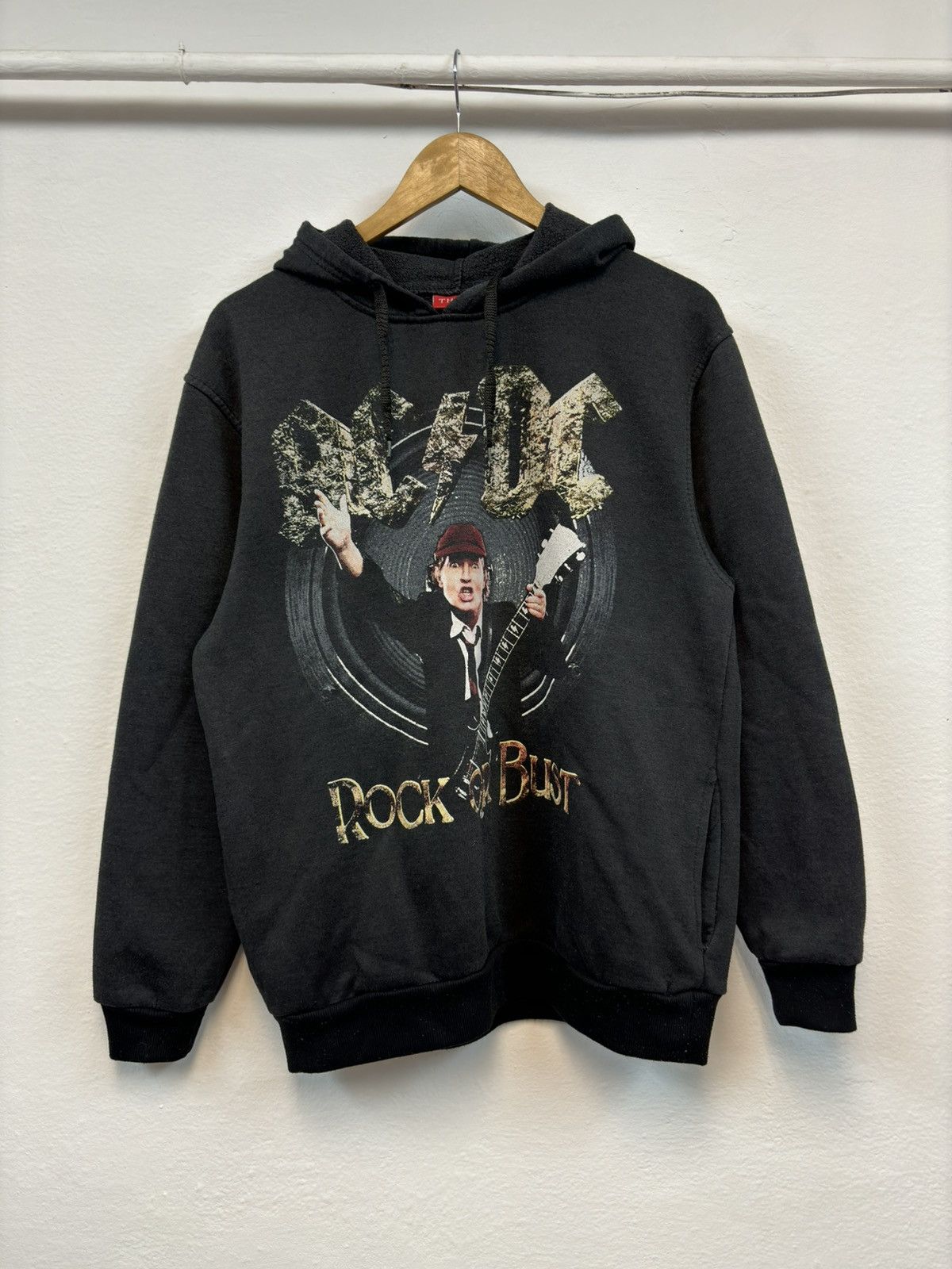 AC/DC × Band Tees × Vintage ACDC Vintage Hoodie Band Rock Metal 90s Washed Tour Size US M / EU 48-50 / 2 - 1 Thumbnail