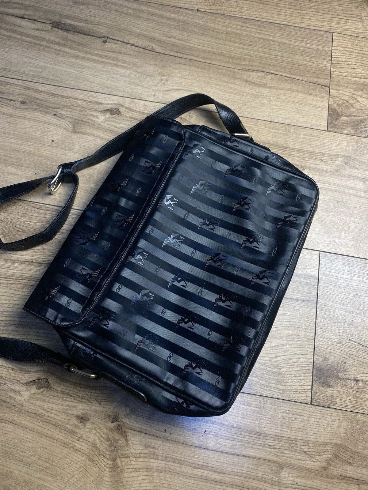 Maison Mollerus Rare Maison Mollerus Big Nylon /Leather Vintage Bag Monogram Size ONE SIZE - 4 Thumbnail