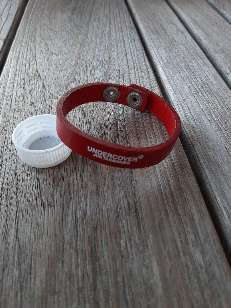 Undercover Logo Leather Bracelet Size ONE SIZE - 3 Thumbnail