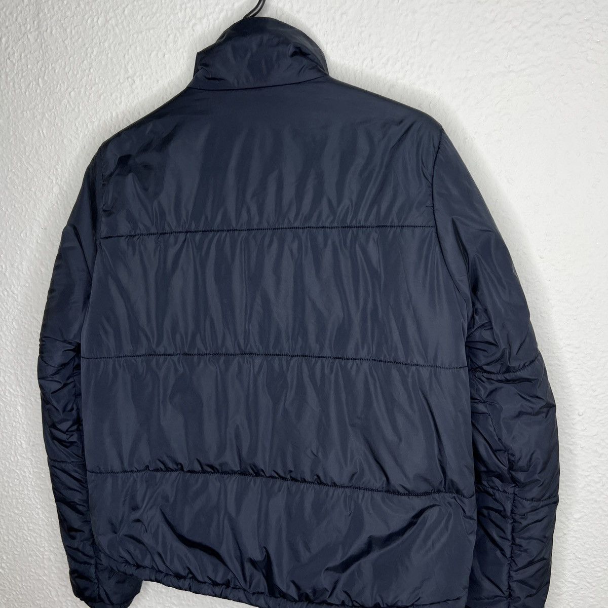 Prada Prada Milano Puffer Jacket Nylon Navy Logo Retro Y2K Drill Size M / US 6-8 / IT 42-44 - 12 Thumbnail