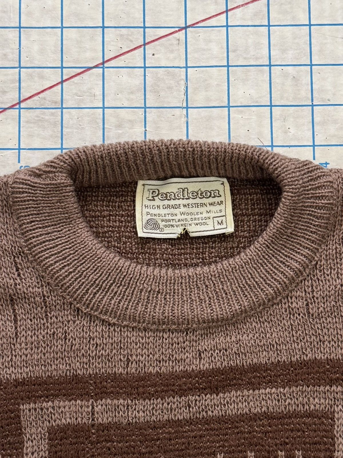 Pendleton Vintage 70’s Pendleton Knit Sweater Chief Joseph Pattern Size US M / EU 48-50 / 2 - 6 Thumbnail