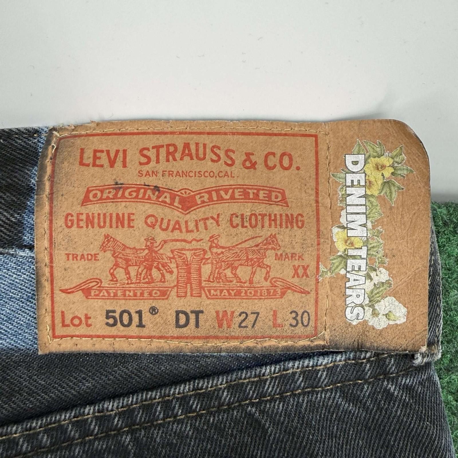 Levi's Denim Tears Levi's 501 Cotton Wreath Jeans Red Clay 27 Size US 27 - 10 Thumbnail