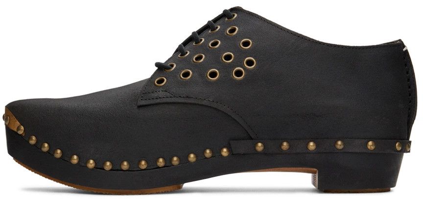 Maison Margiela o1y1124 Metal Toe Derbys Shoes In Black Size US 8 / EU 41 - 4 Thumbnail