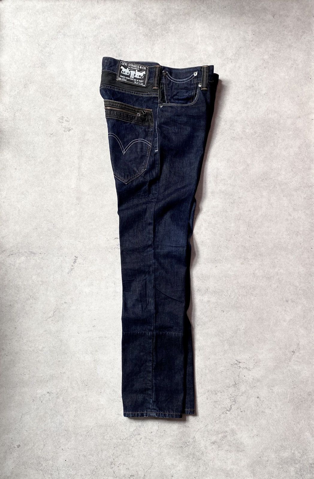 Levi's Vintage 00s Levis 511 Japan Zip Pocket Indigo Denim Size US 32 / EU 48 - 2 Thumbnail