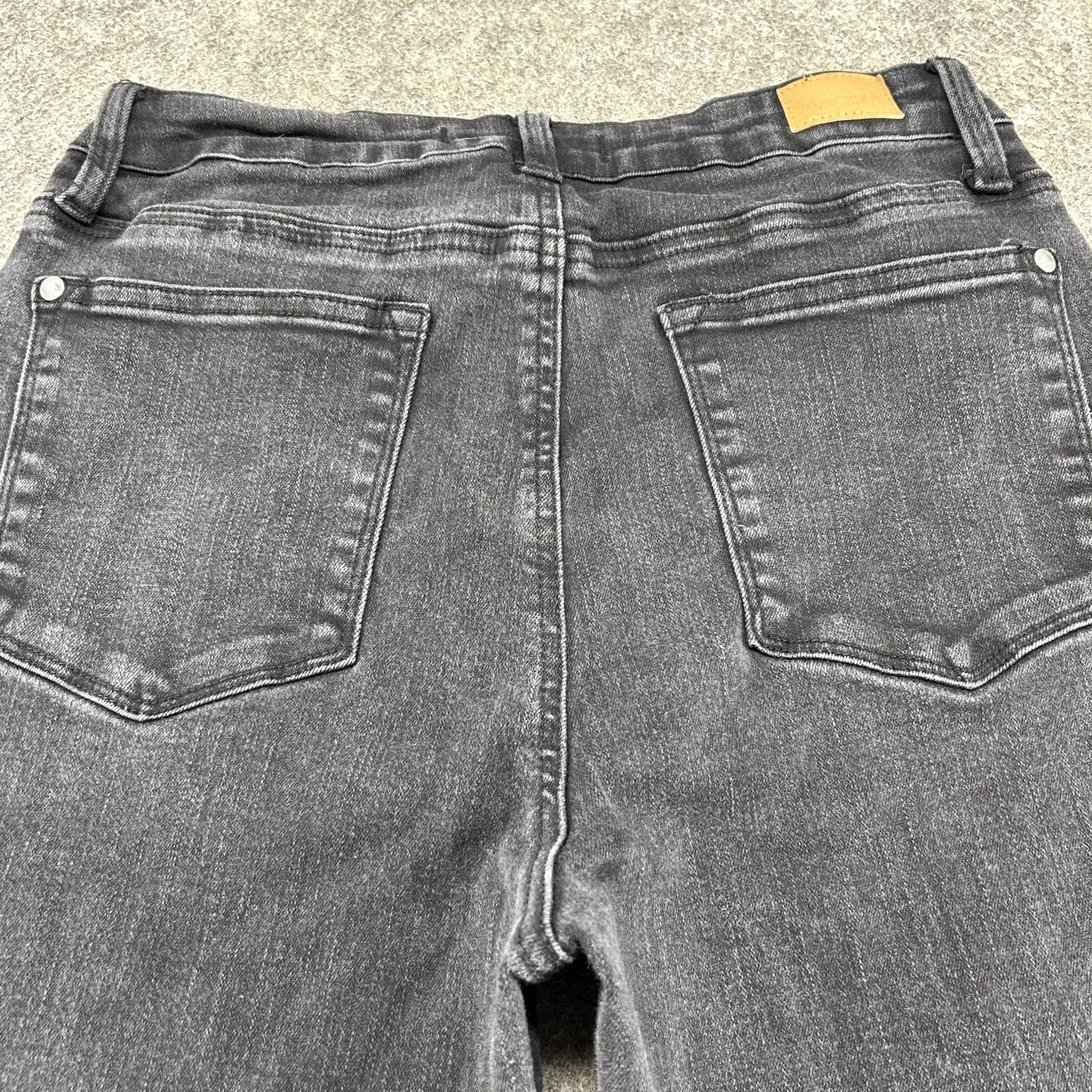 Denime Judy Blue Jeans Womens 30 Black Boyfriend Fit Dark Wash Stretch Denim Cotton Jeans Slim 5-Pocket Logo? No Size 30" / US 8 / IT 44 - 7 Thumbnail