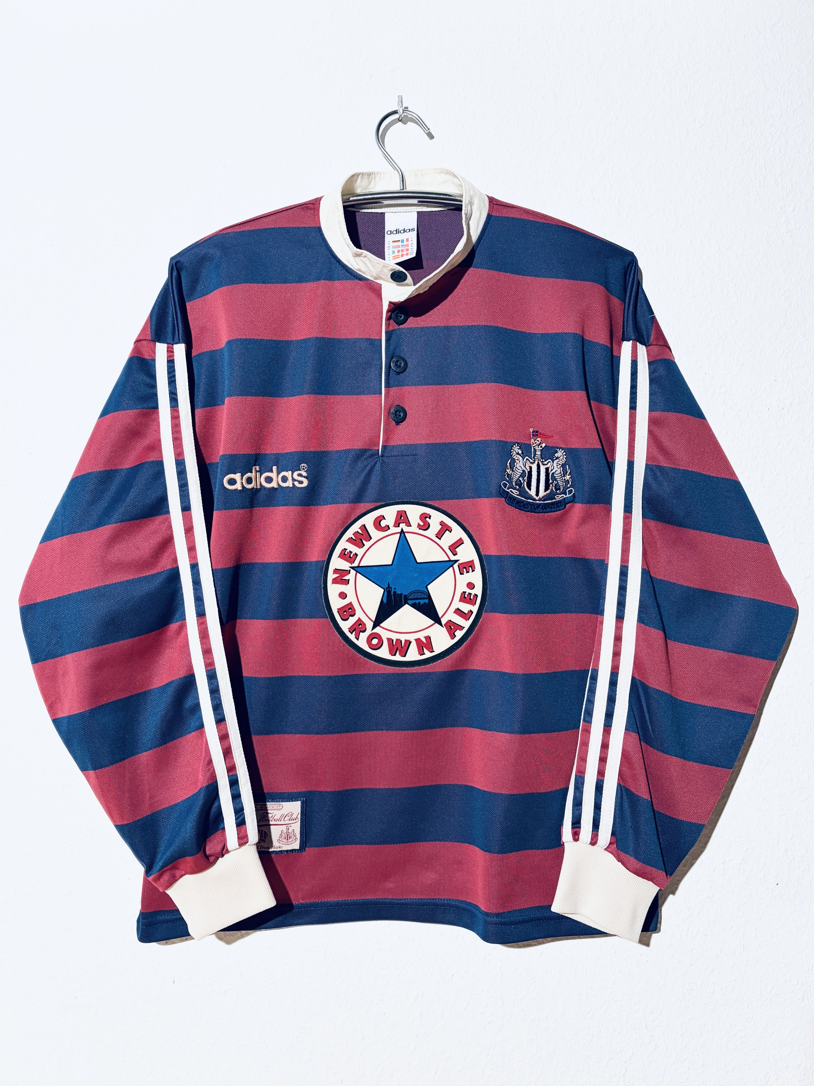 Adidas Newcastle United Away Football Jersey 1995 - 1996 - 95/96 Size US M / EU 48-50 / 2 - 1 Thumbnail