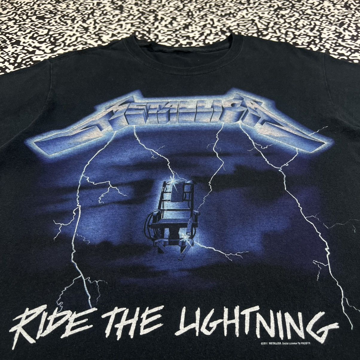 Metallica Vintage Y2K Metallica Ride The Lighting Band Rock Tour Size US M / EU 48-50 / 2 - 7 Thumbnail