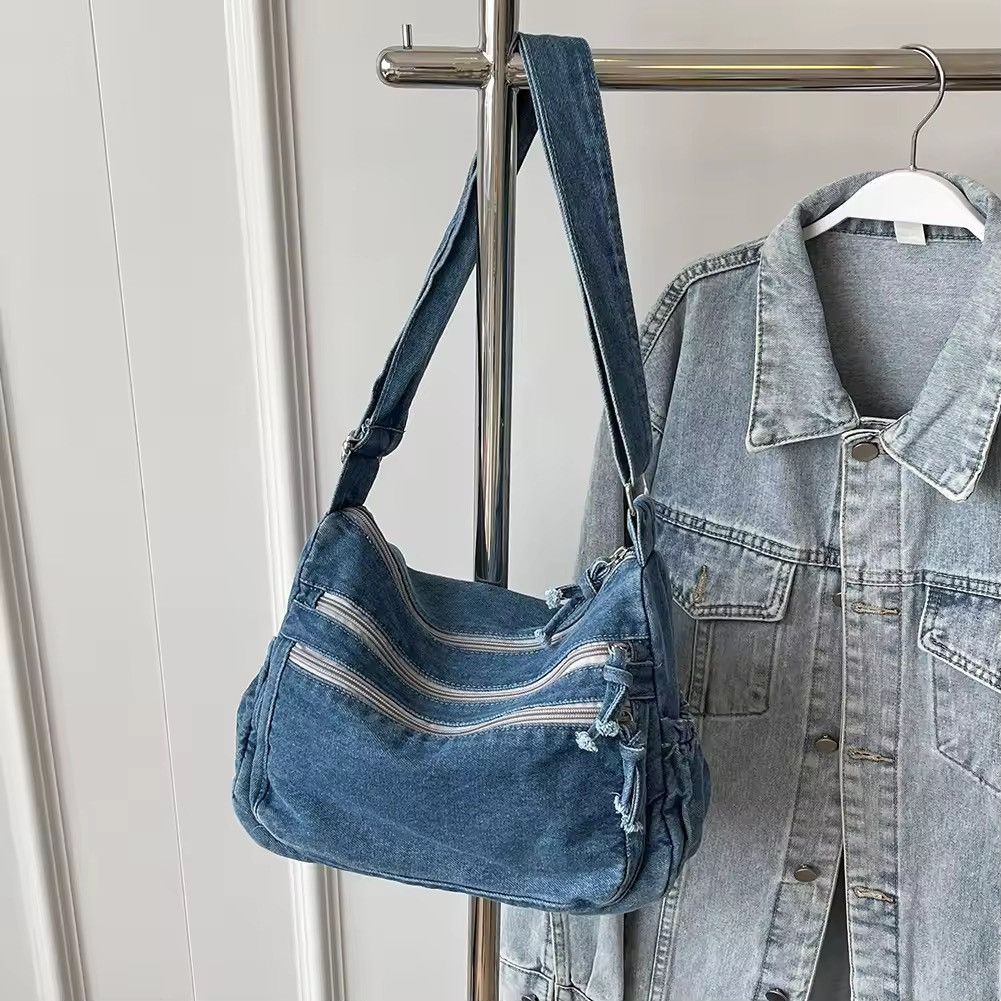 Vintage Vintage Denim Shoulder Bag Size ONE SIZE - 3 Thumbnail