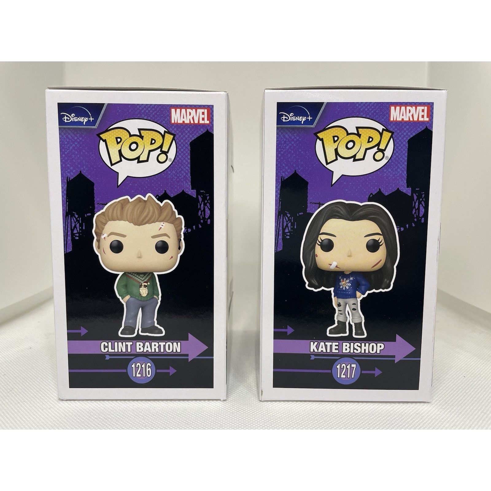 Marvel Comics Funko Pop Kate Bishop & Clint Barton Target Excl 1217 & 1216 Size ONE SIZE - 4 Thumbnail