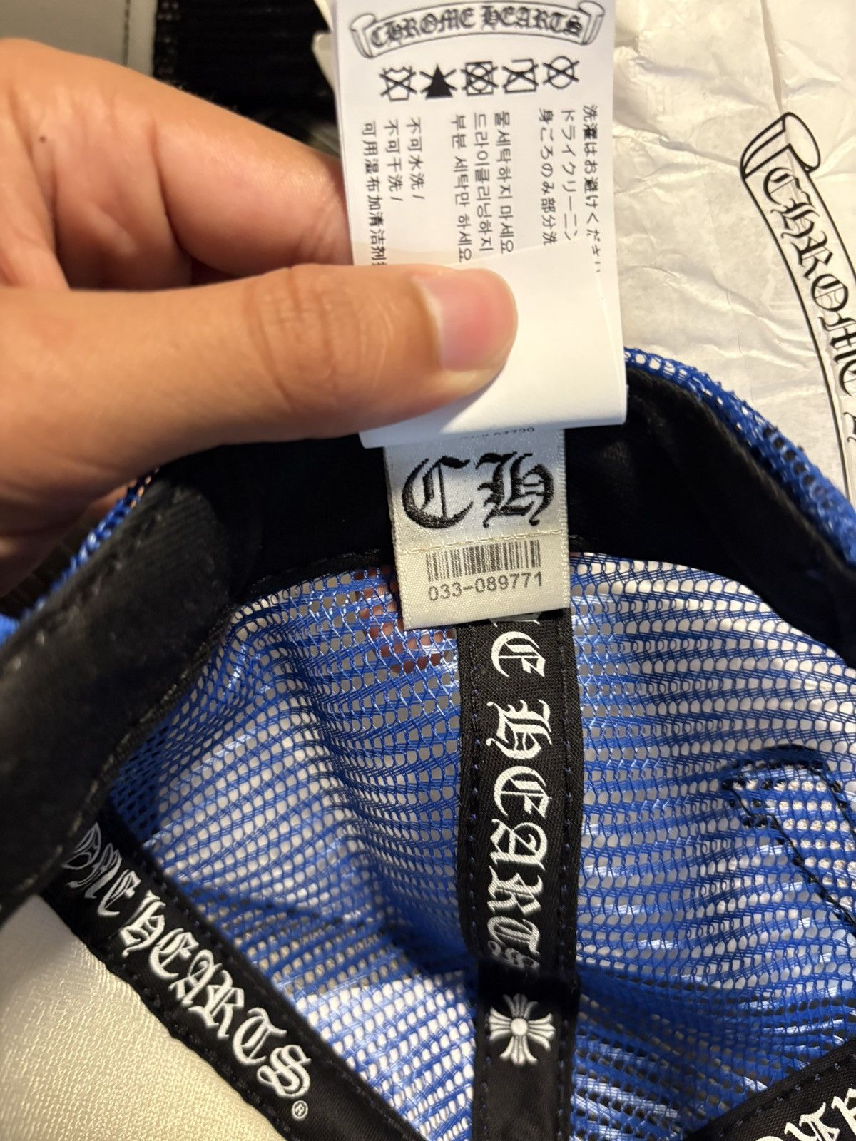 Chrome Hearts Cap chrome hearts bleu and white hollywood Size ONE SIZE - 7 Thumbnail