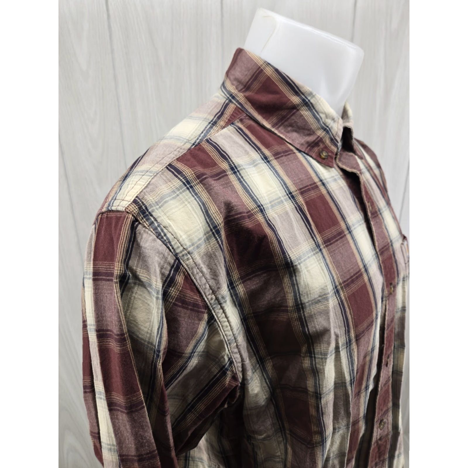 Carhartt Carhartt Button-Up Plaid Long Sleeve Shirt L Relaxed Fit Multicolor Men Size US L / EU 52-54 / 3 - 7 Thumbnail