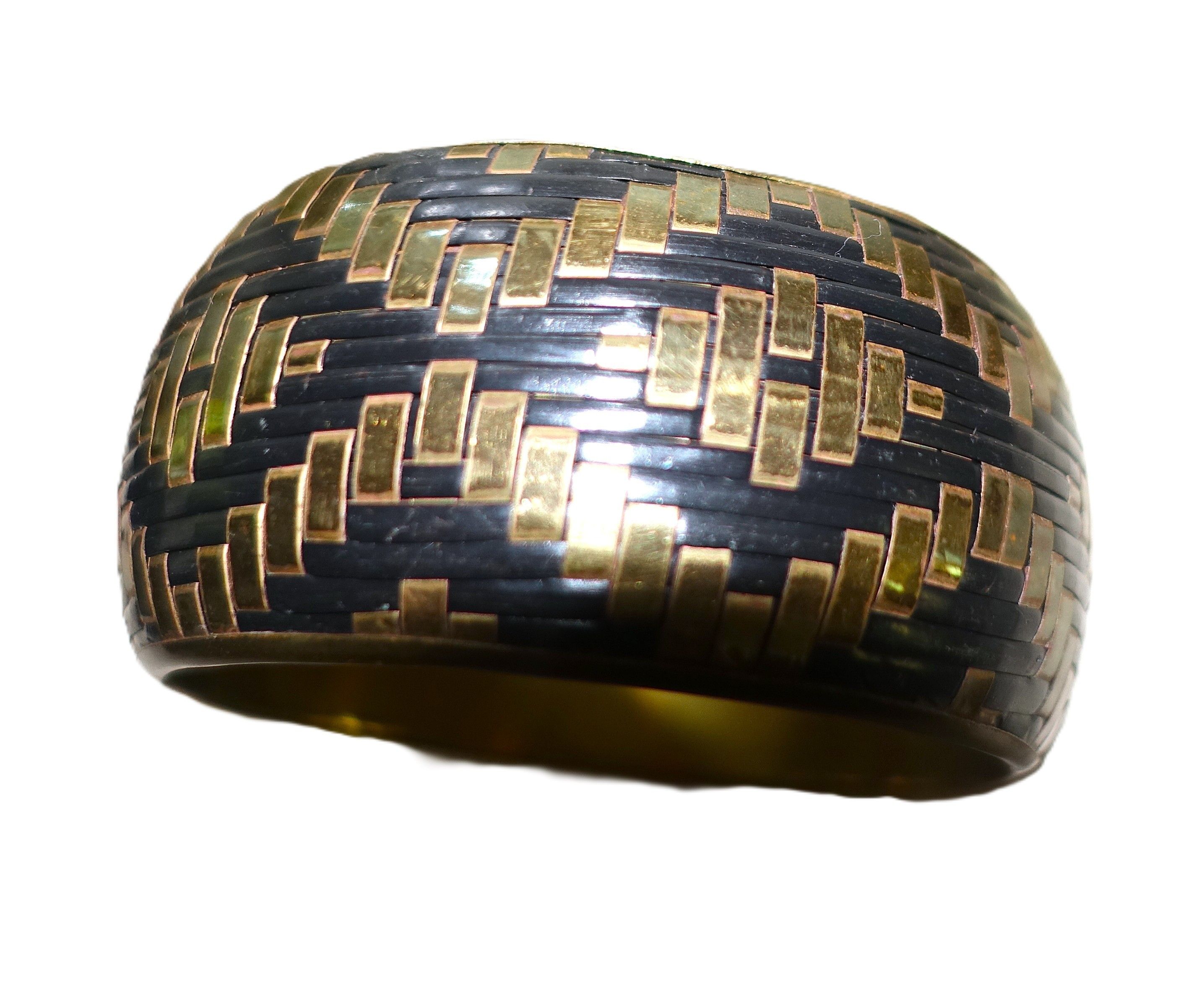 Other Brass Black Bangle Bracelet Size ONE SIZE - 5 Thumbnail