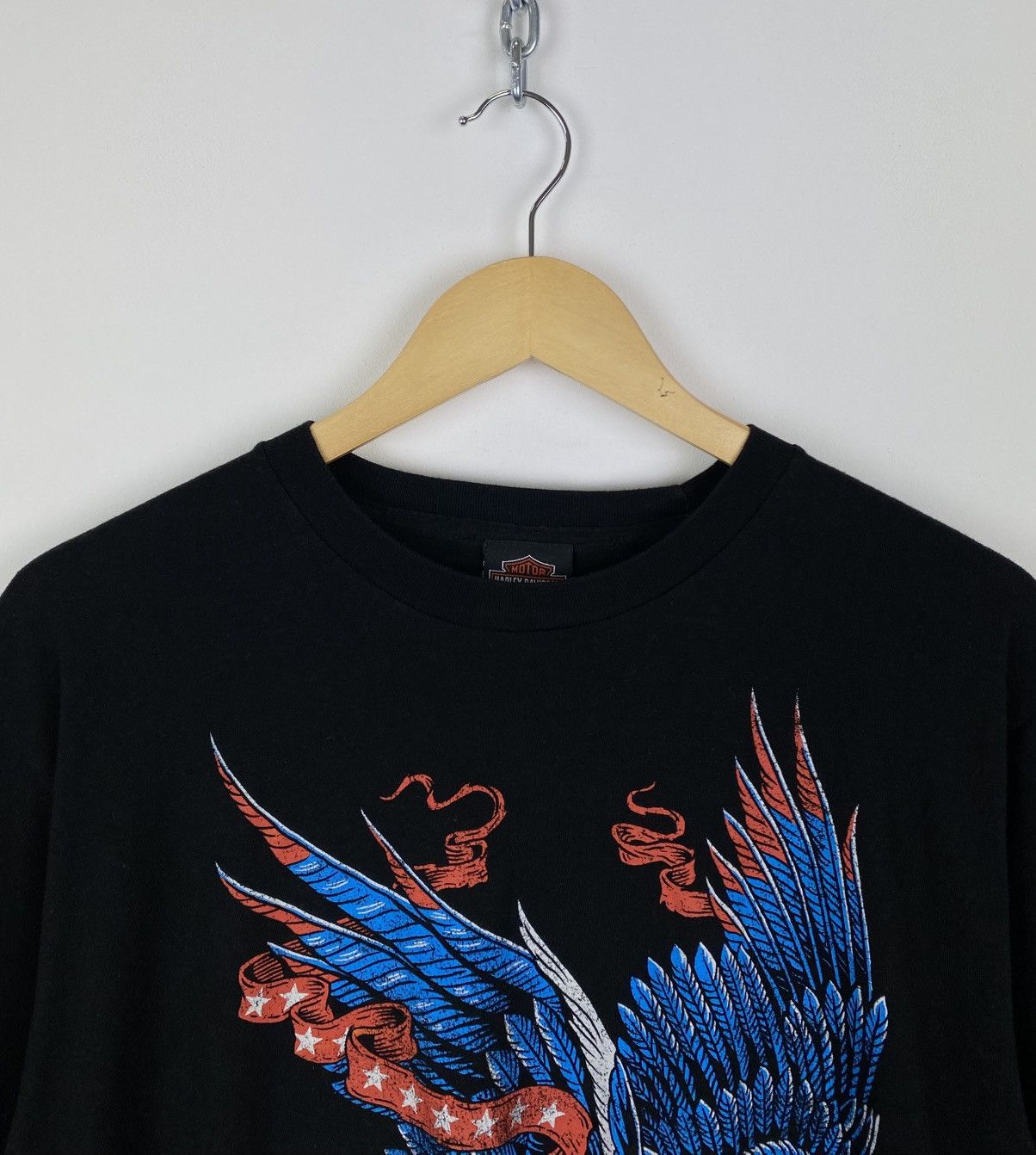 Other Harley Davidson USA Eagle Ride Free 2019 T-Shirt Black Y2K Size US L / EU 52-54 / 3 - 2 Thumbnail