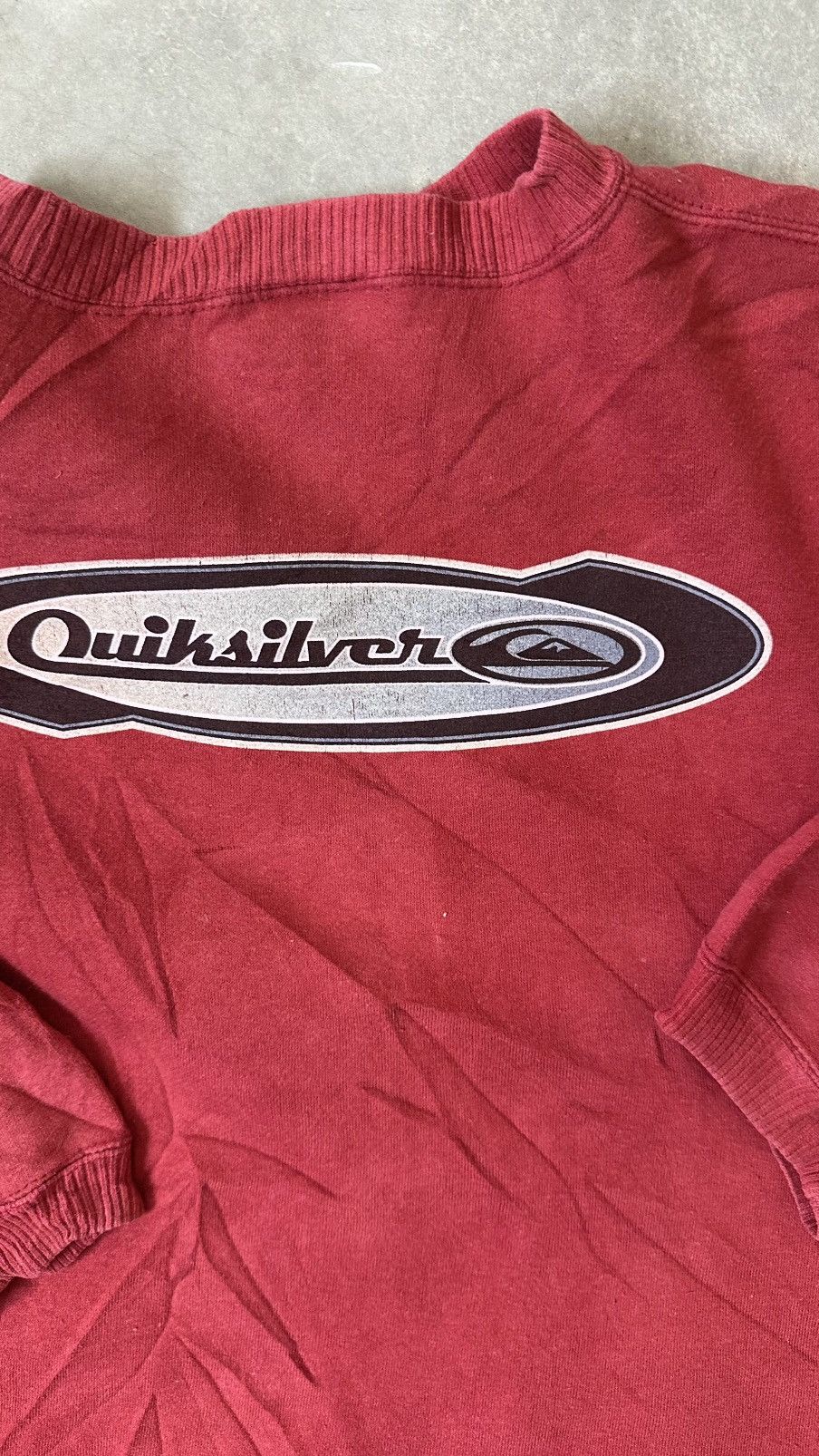Quiksilver VINTAGE QUIKSILVER CROPPED SWEATSHIRT Size US L / EU 52-54 / 3 - 6 Thumbnail