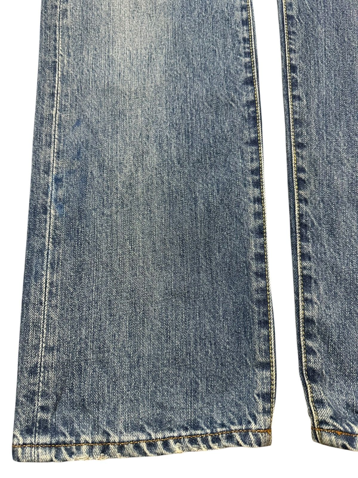 14th Addiction Vintage Japanese Brand Blue Faded Wash Distressed Jeans Size US 34 / EU 50 - 7 Thumbnail