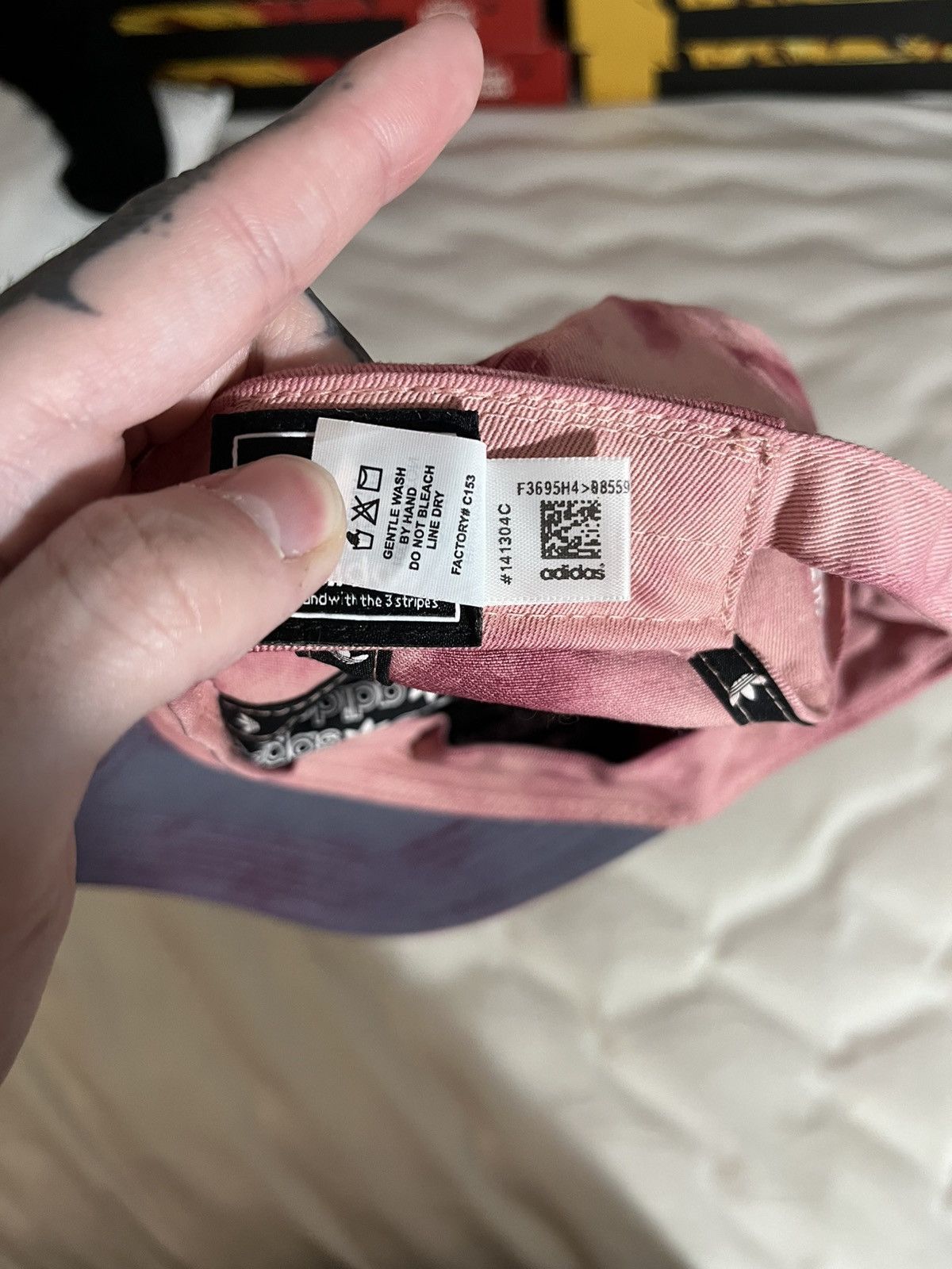 Adidas Adidas pink dyed hat Size ONE SIZE - 5 Thumbnail