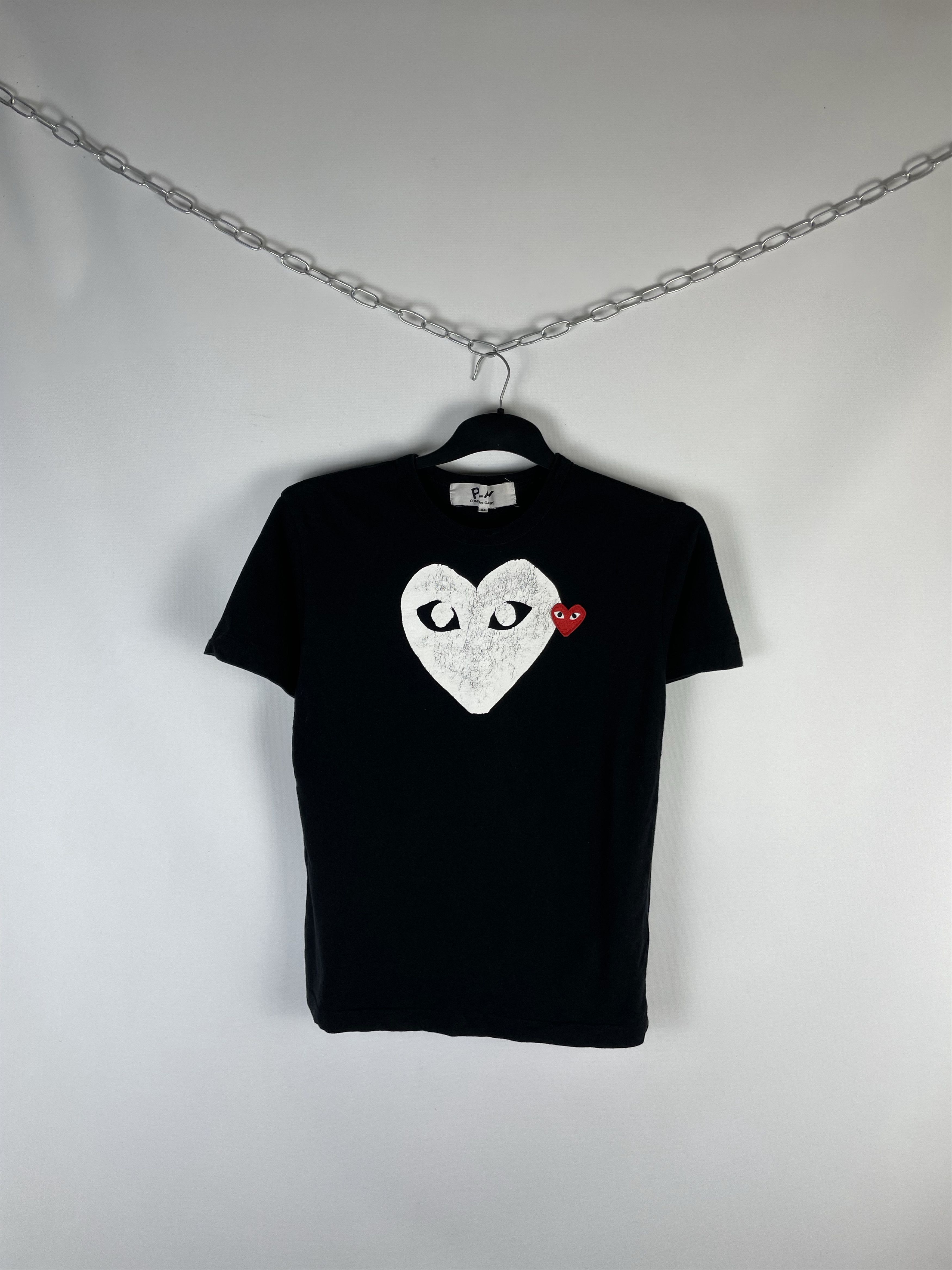Comme des Garcons Play Comme des Garçons tee logo hearts Size M / US 6-8 / IT 42-44 - 1 Thumbnail